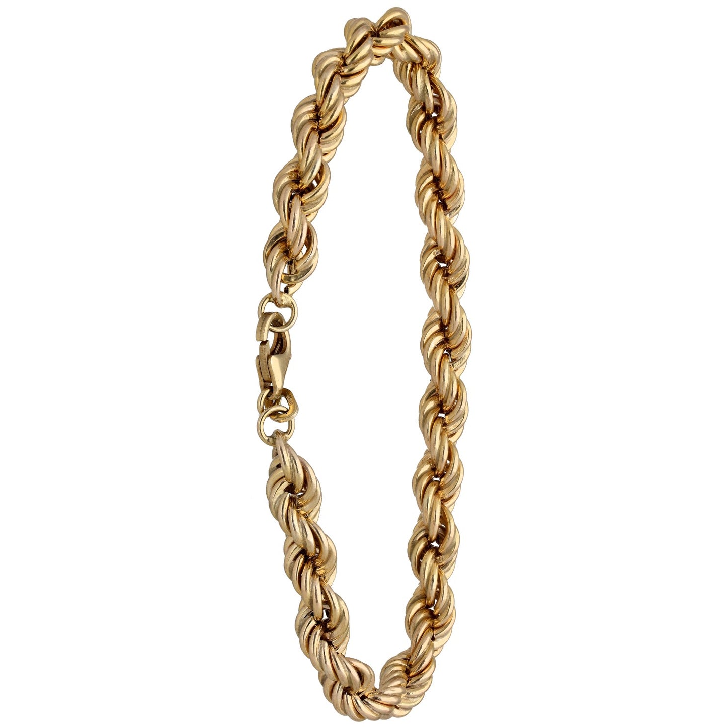 9ct Gold Rope Bracelet
