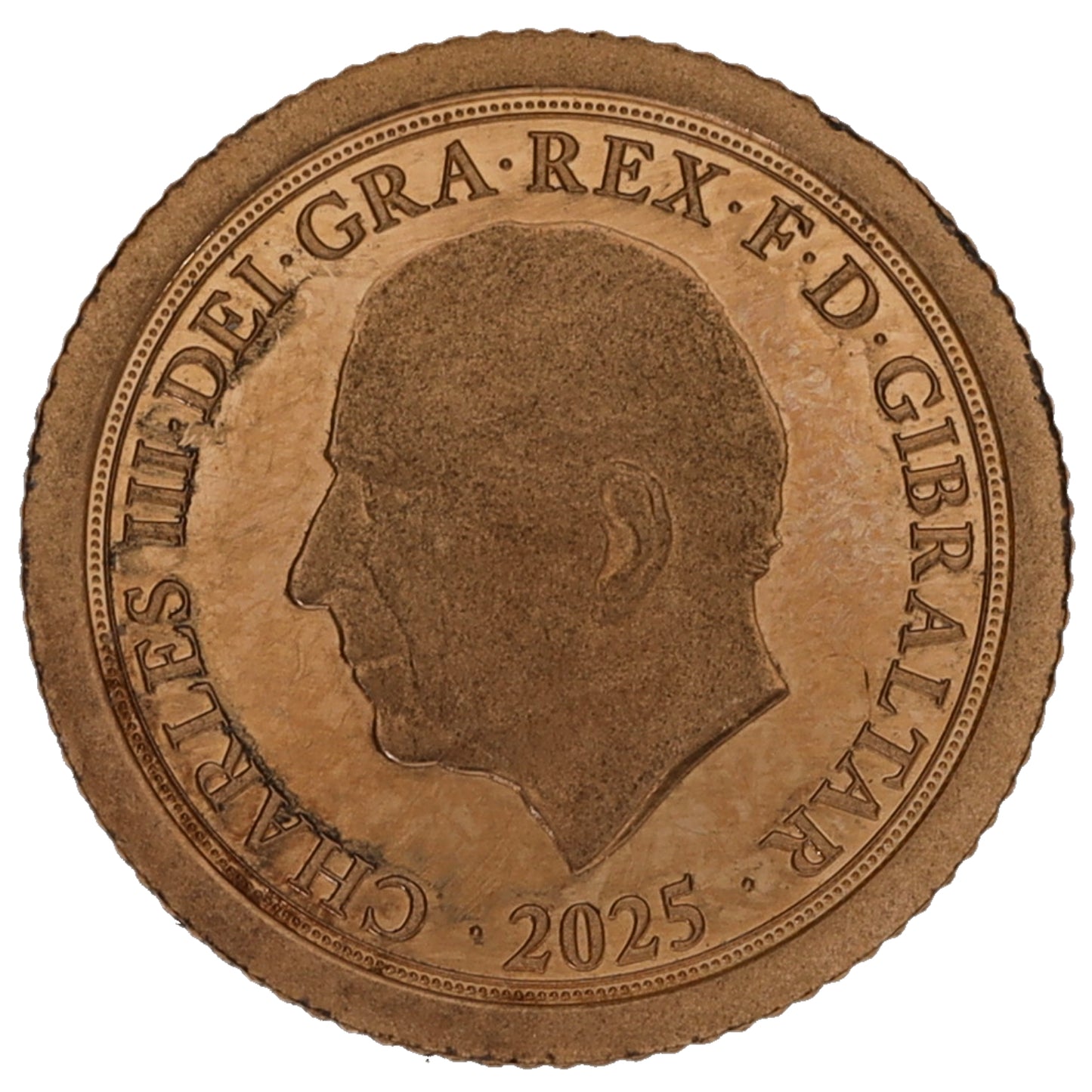 22ct Gold King Charles III Eighth Sovereign Coin 2025