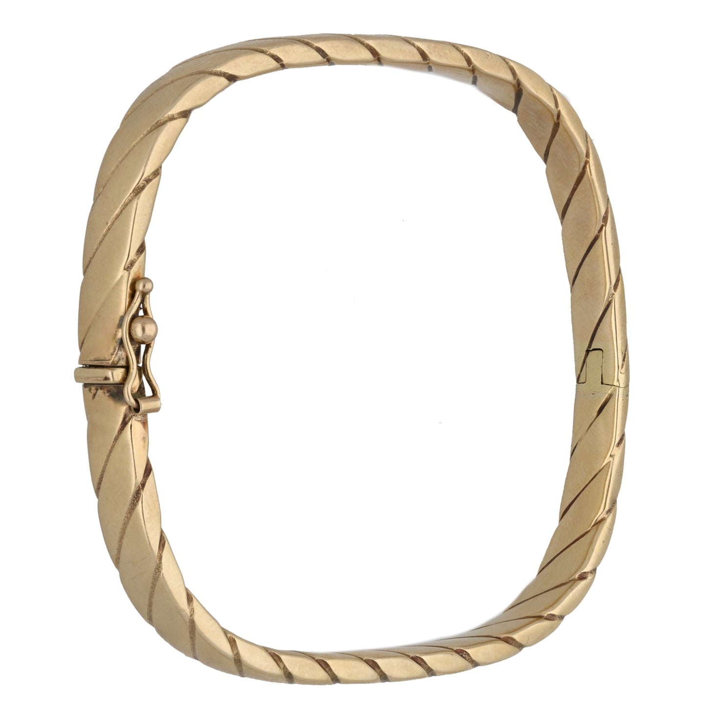 9ct Gold Hinged/Clasp Bangle