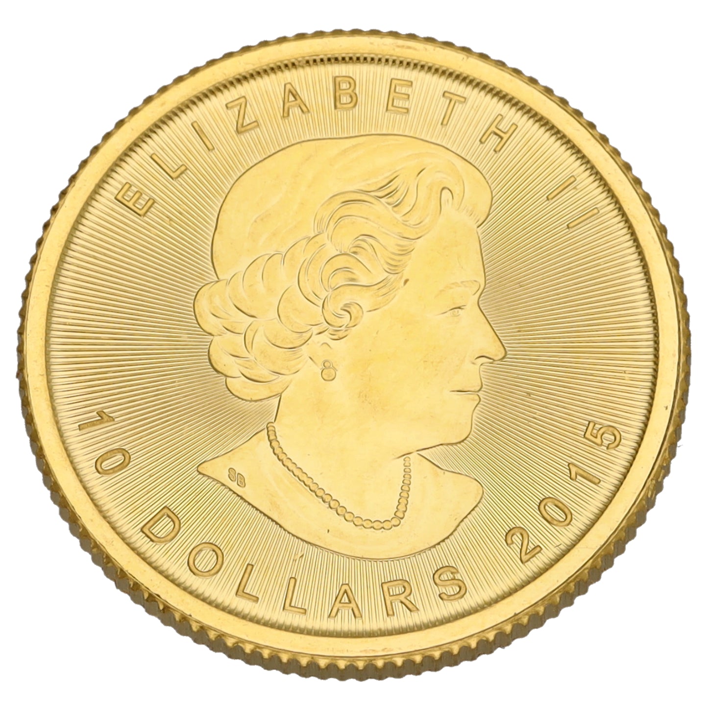 24ct Gold Canada Maple 1/4 OZ Coin 2015