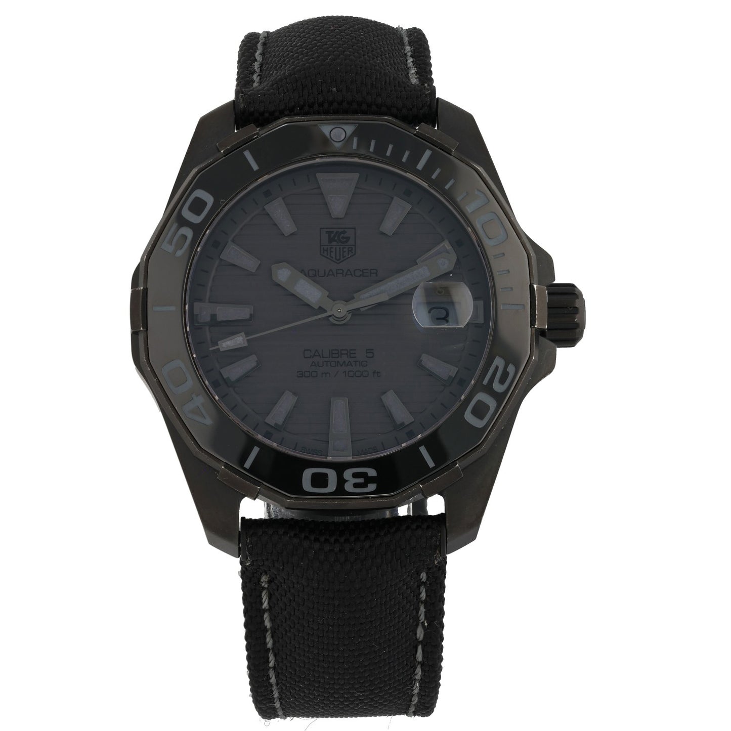 Tag Heuer Aquaracer WAY218B 42mm PVD Stainless Steel Watch