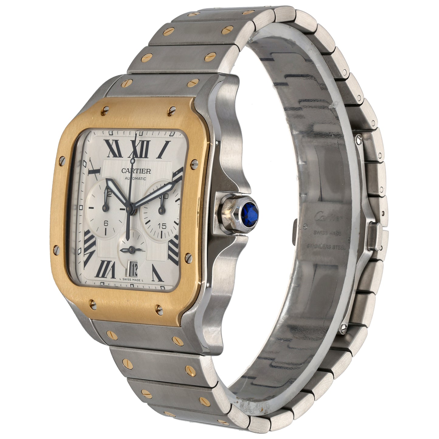 Cartier Santos De Cartier W2SA0008 43mm Bi-Colour Watch