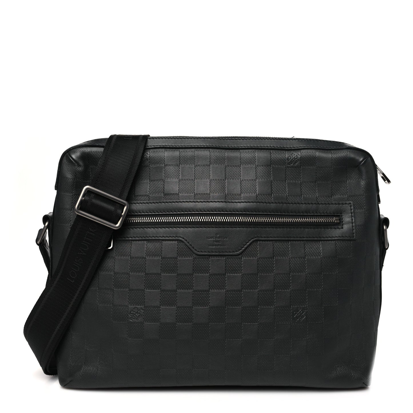 Louis Vuitton Calypso MM Messenger Damier Infini Leather Bag - Black