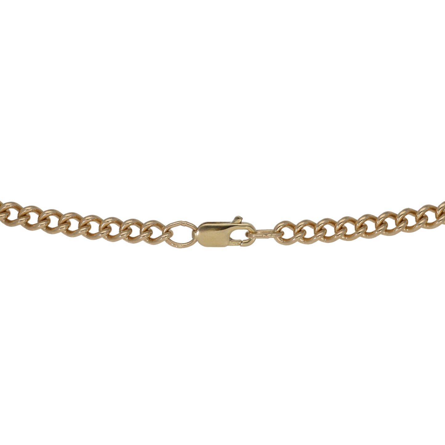 9ct Gold Curb Chain 18"
