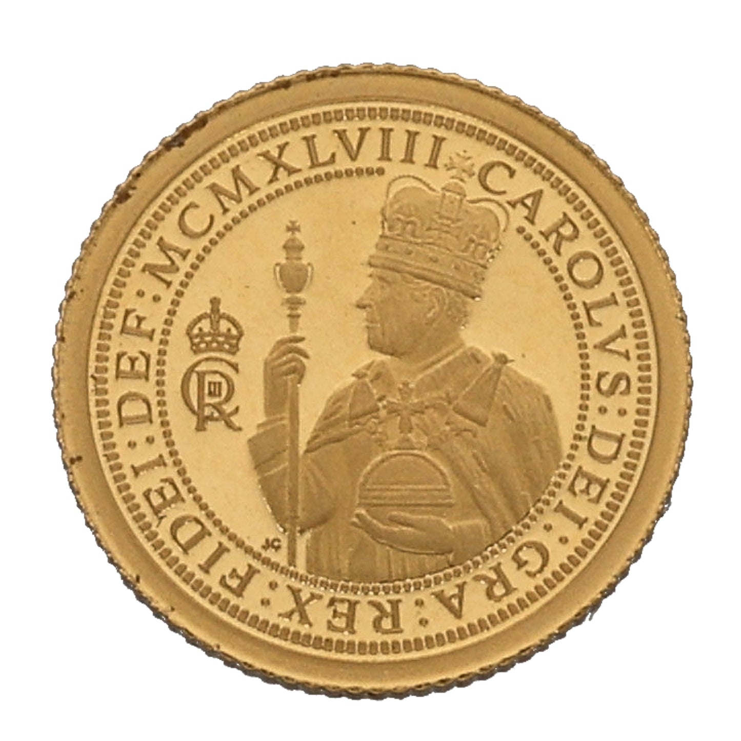 22ct Gold King Charles III Eighth Sovereign Coin 2023
