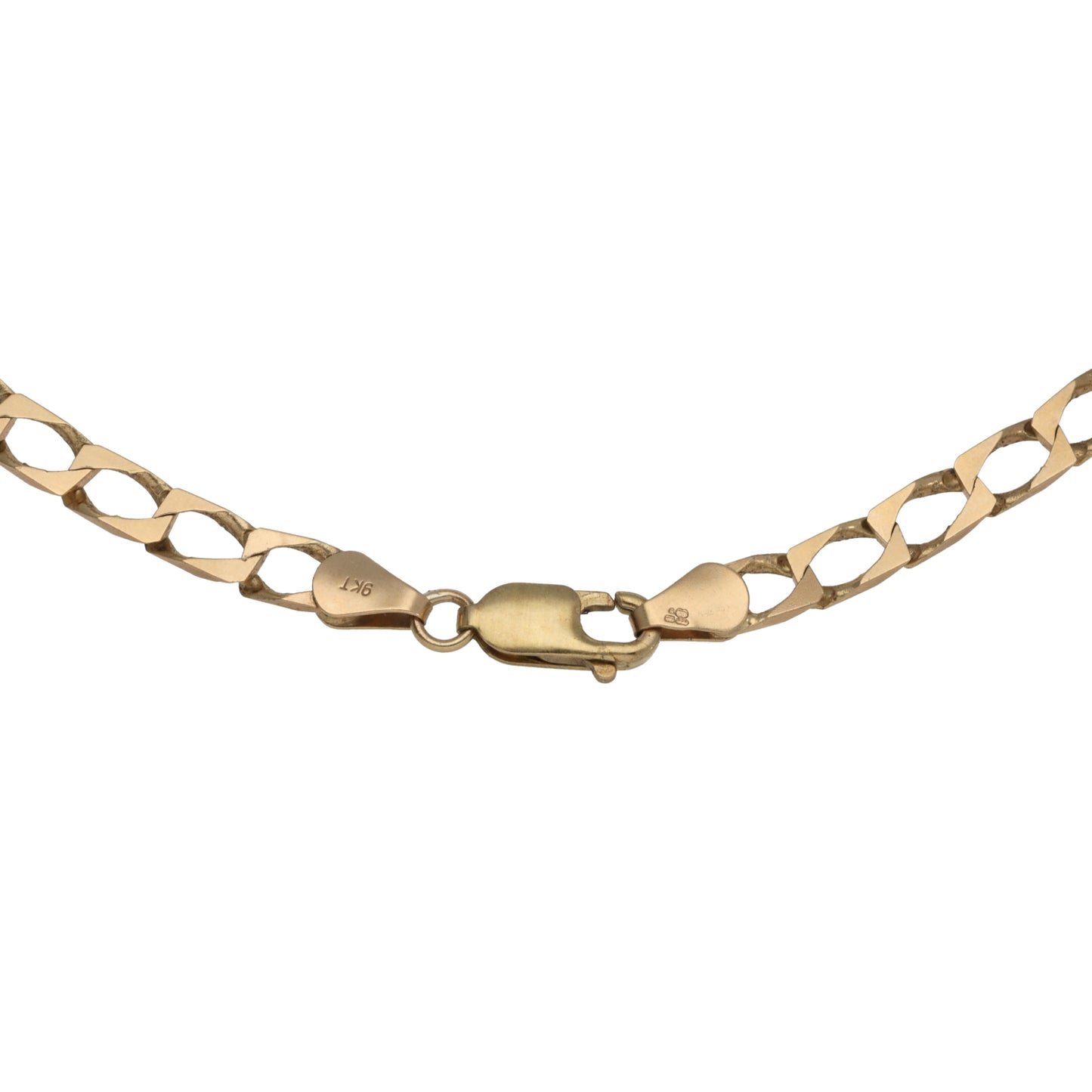 9ct Gold Curb Chain 20"