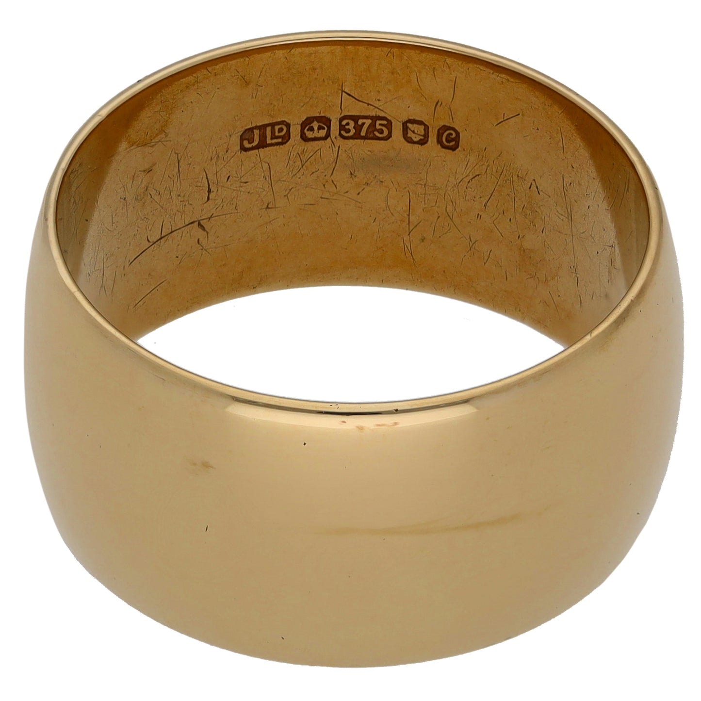 9ct Gold Plain Wedding Ring Size V