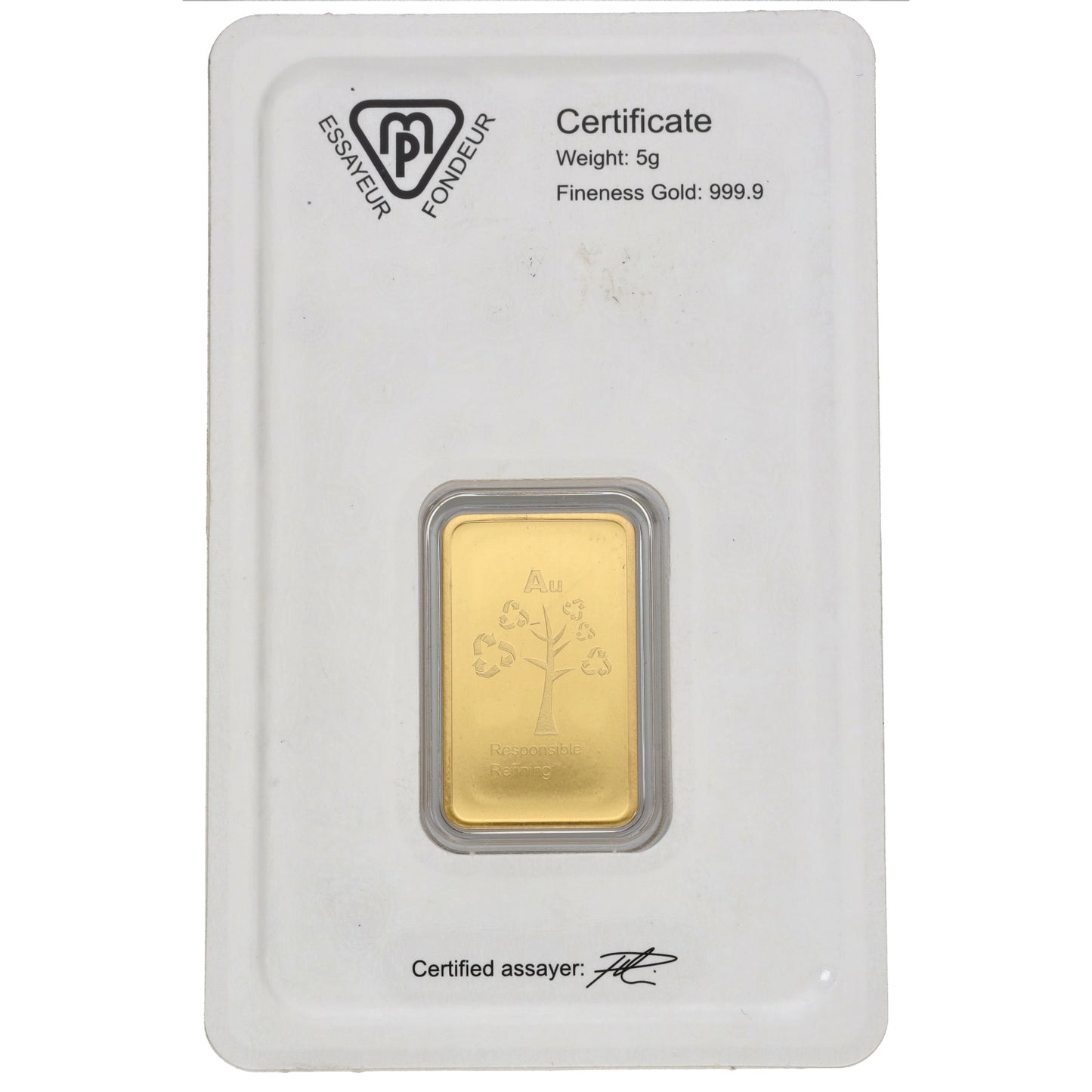 24ct 5g Gold Bar