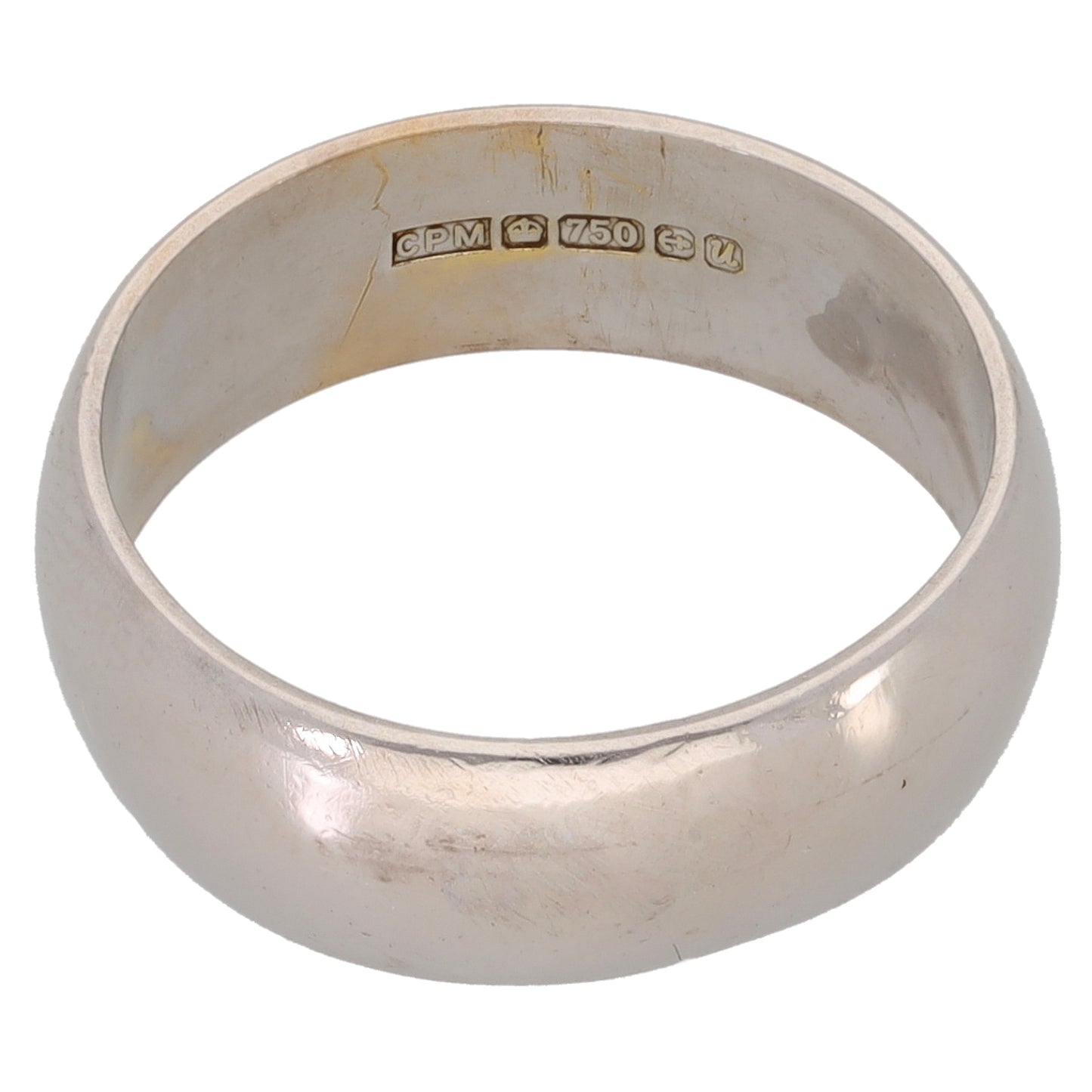 18ct Gold Plain Wedding Ring Size K