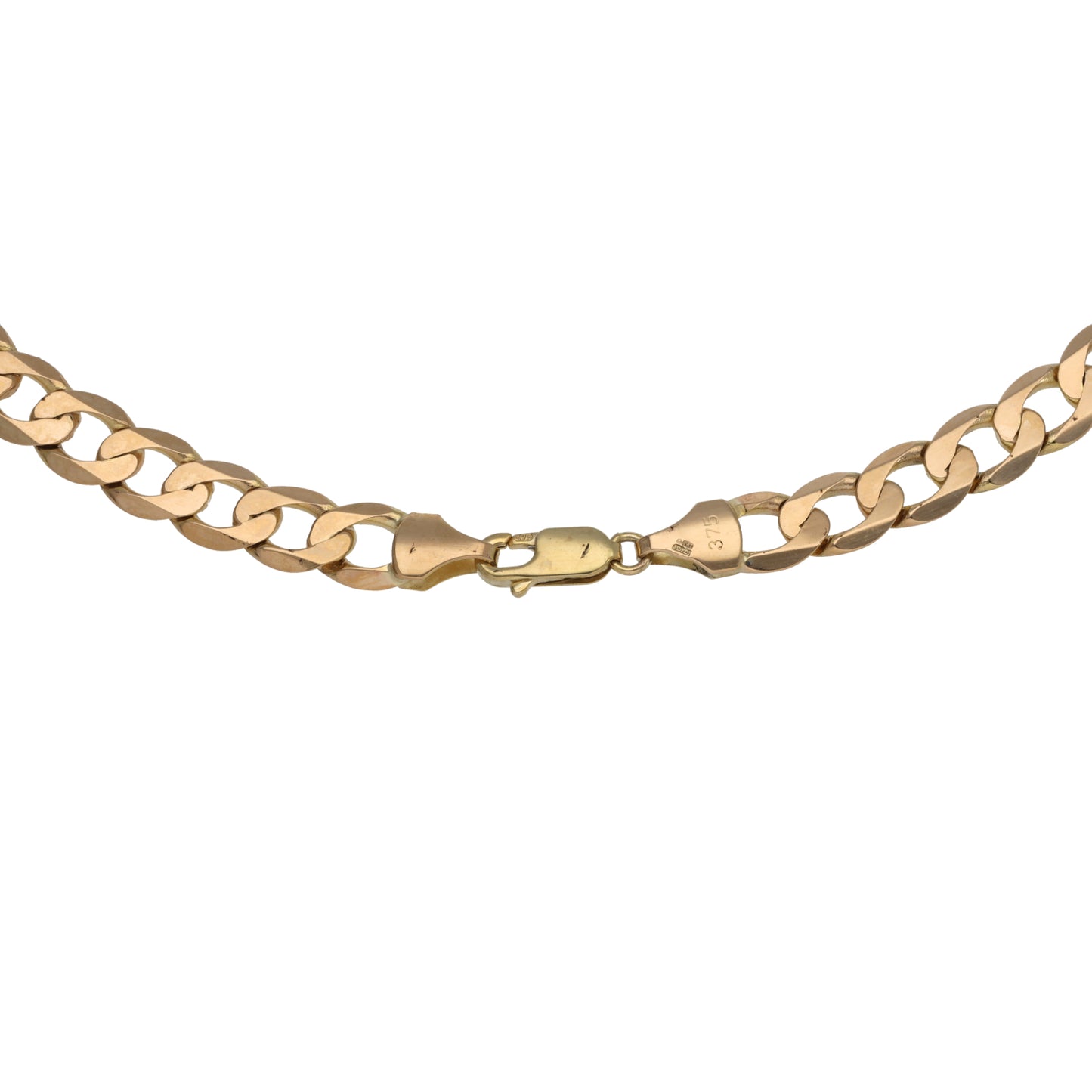 9ct Gold Curb Chain 20"