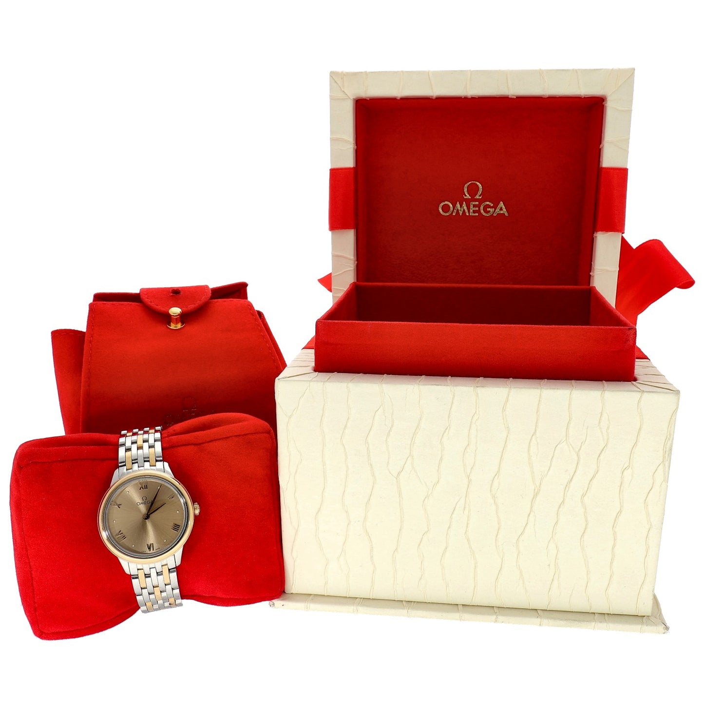 Omega De Ville Prestige 434.20.28.60.08.001 27.5mm Bi-Colour Watch