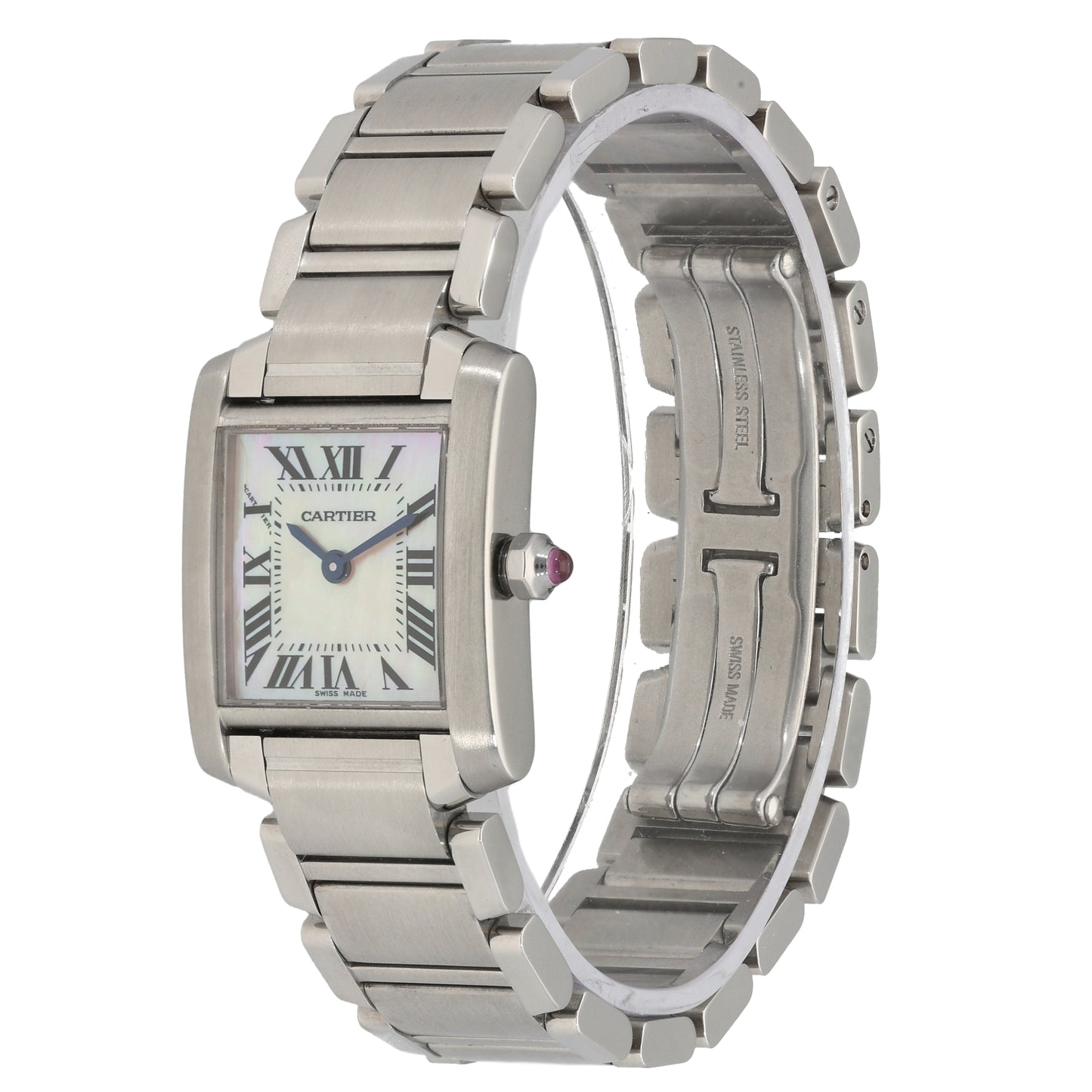 Cartier Tank Francaise 2384 20mm Stainless Steel Watch