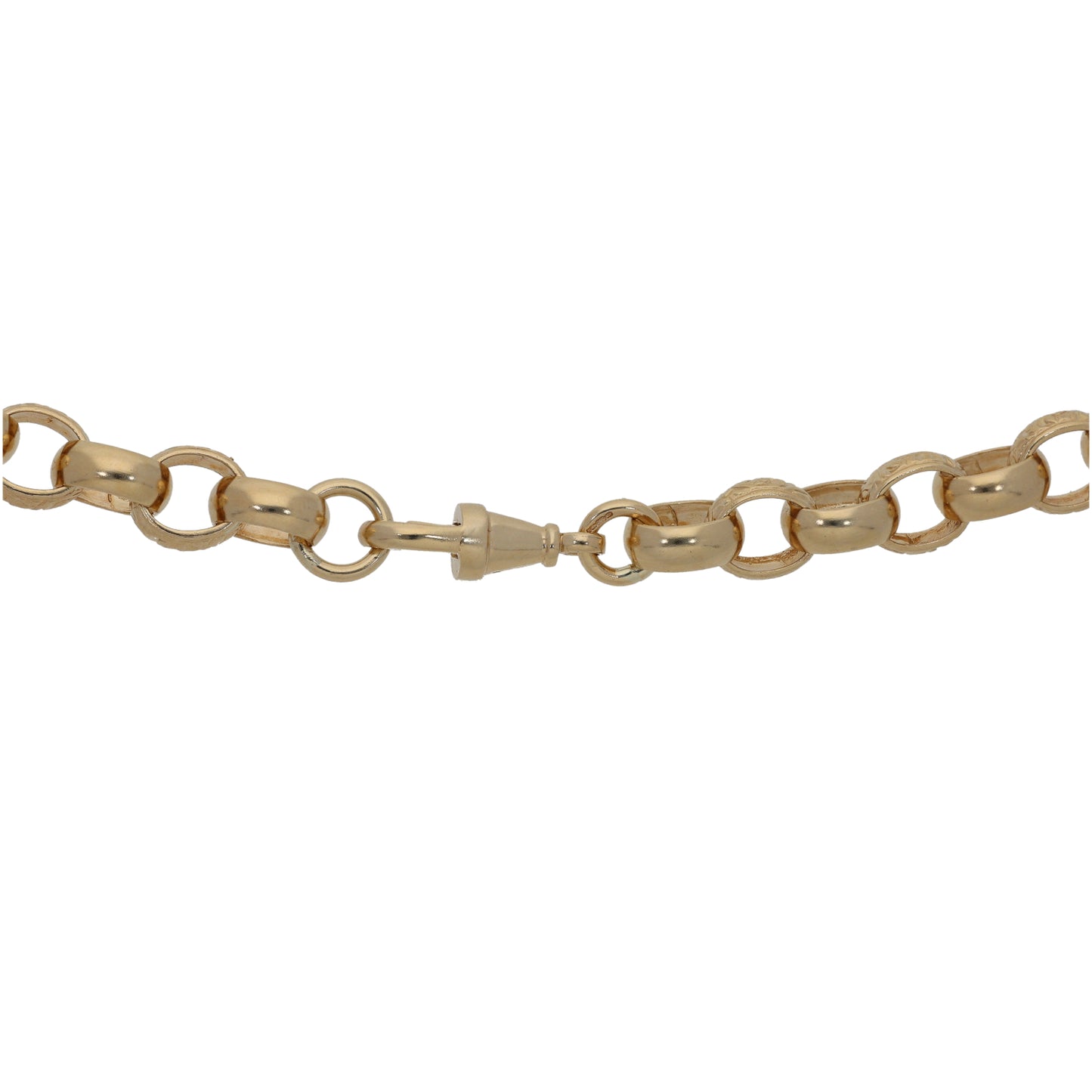 9ct Gold Belcher Chain 15"