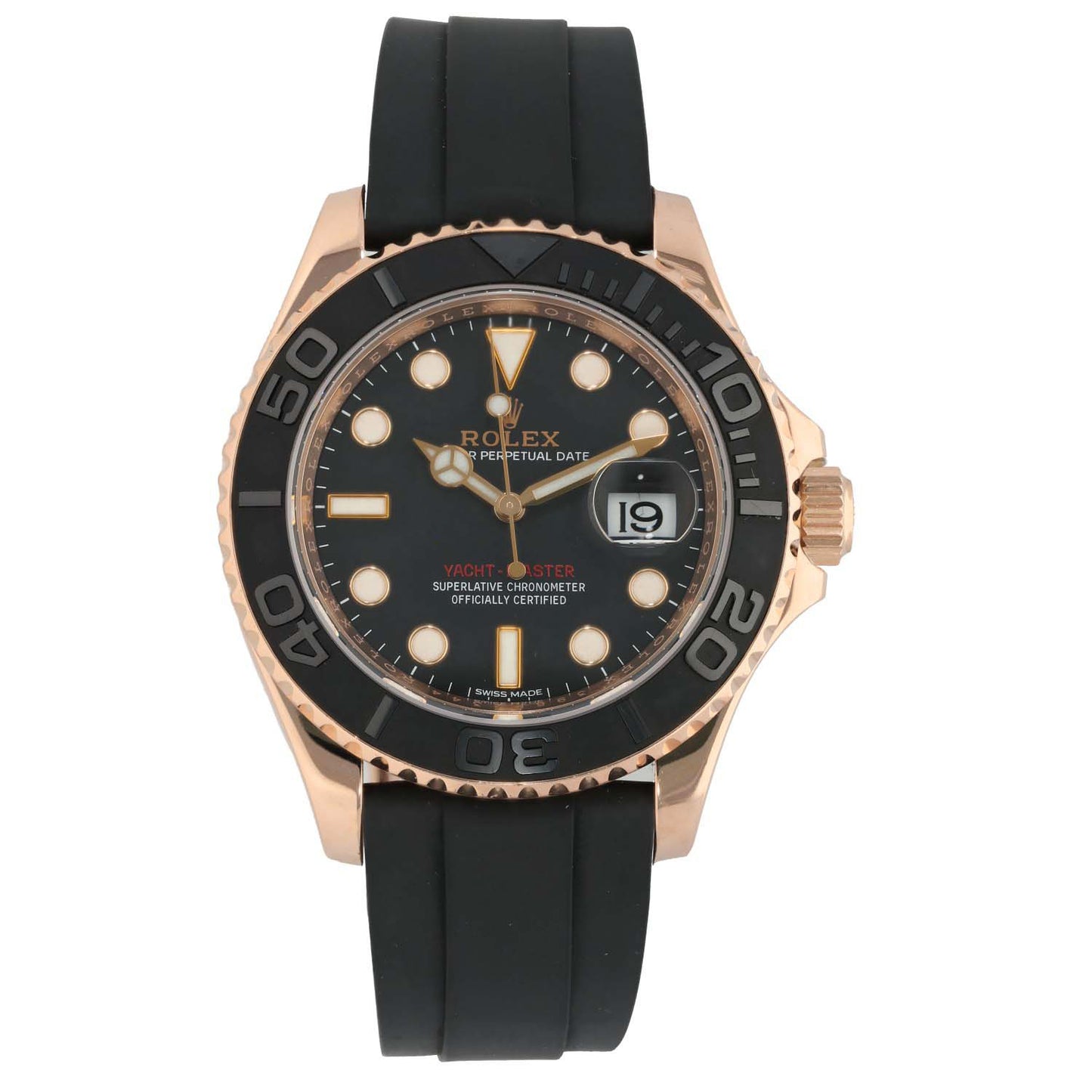 Rolex Yacht Master 40 116655 40mm Rose Gold Watch