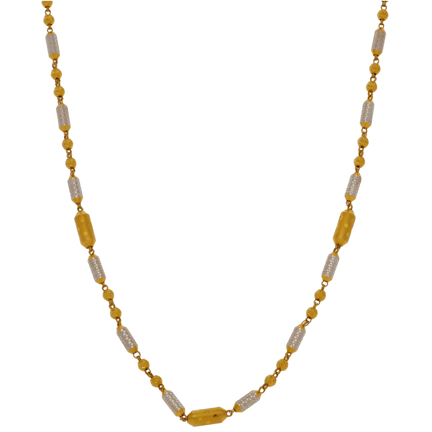 22ct Bicolour Gold Other Chain 18"