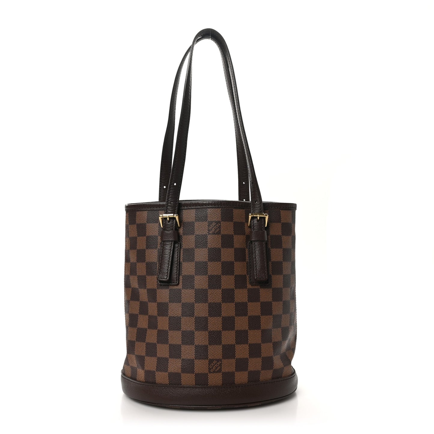 Louis Vuitton Marais Bucket Damier Ebene Coated Canvas Bag - Brown