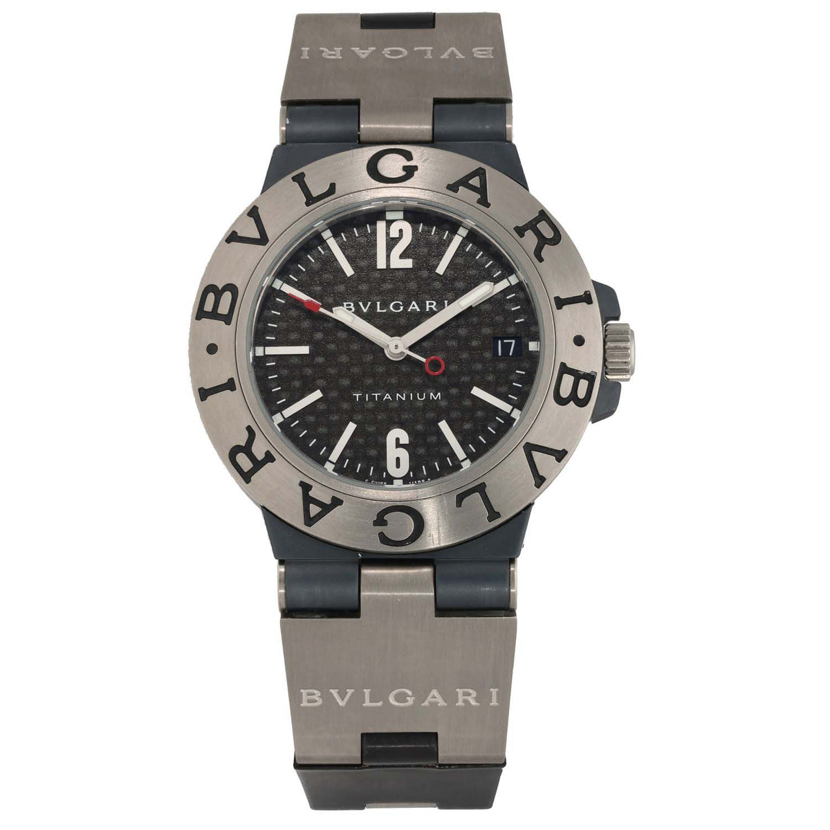 Bvlgari Diagono T138TA 38mm Titanium Watch