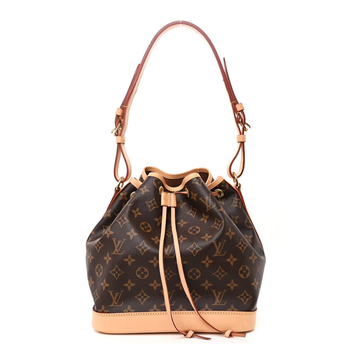 Louis Vuitton Petit Noé NM Monogram Coated Canvas Bag - Brown