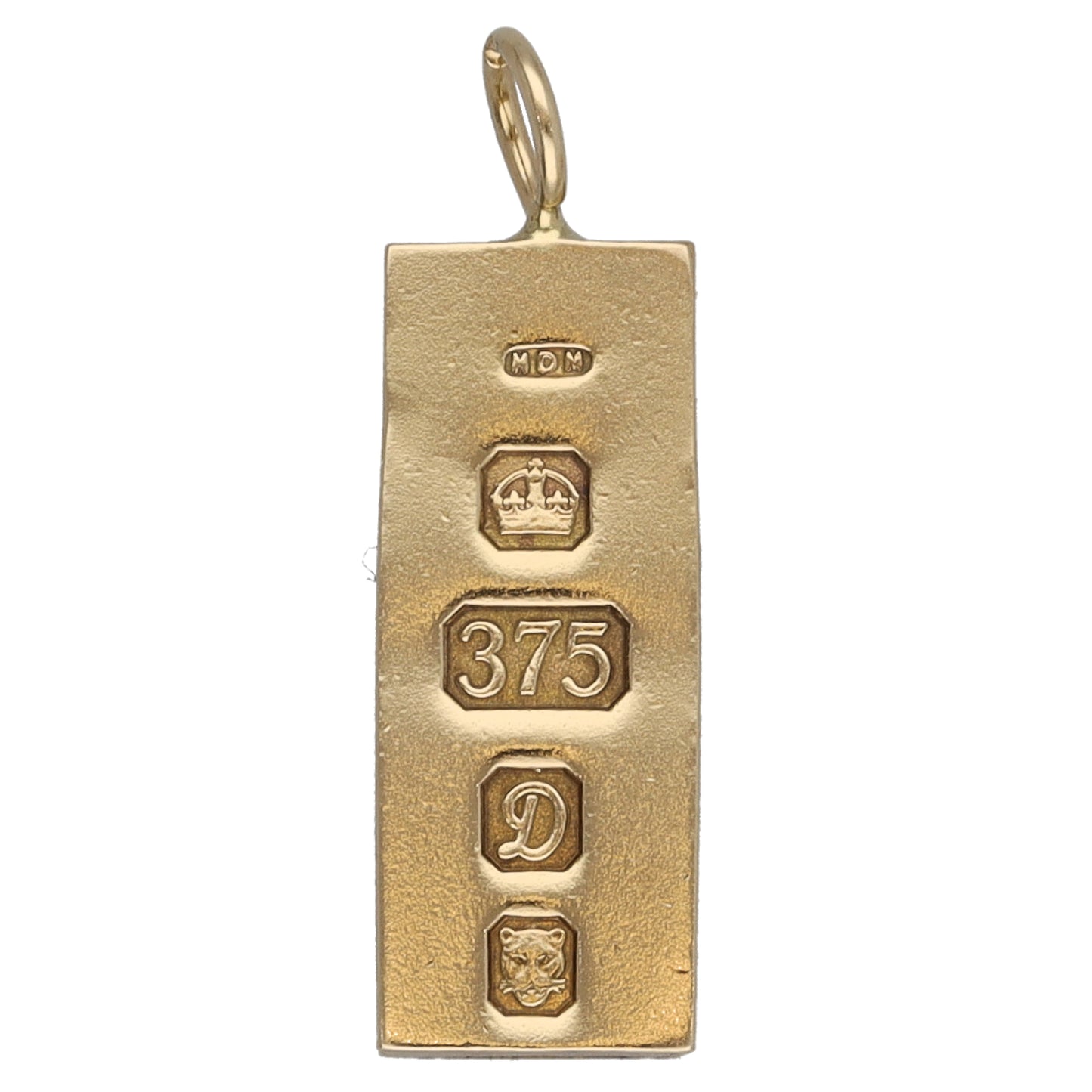 9ct Gold Ingot Pendant