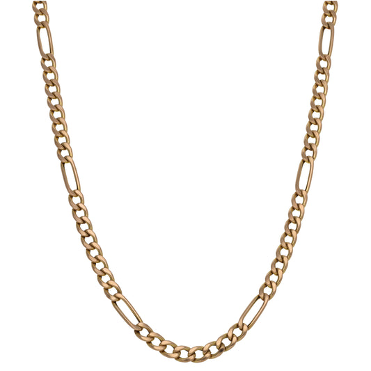 9ct Gold Figaro Chain 20"
