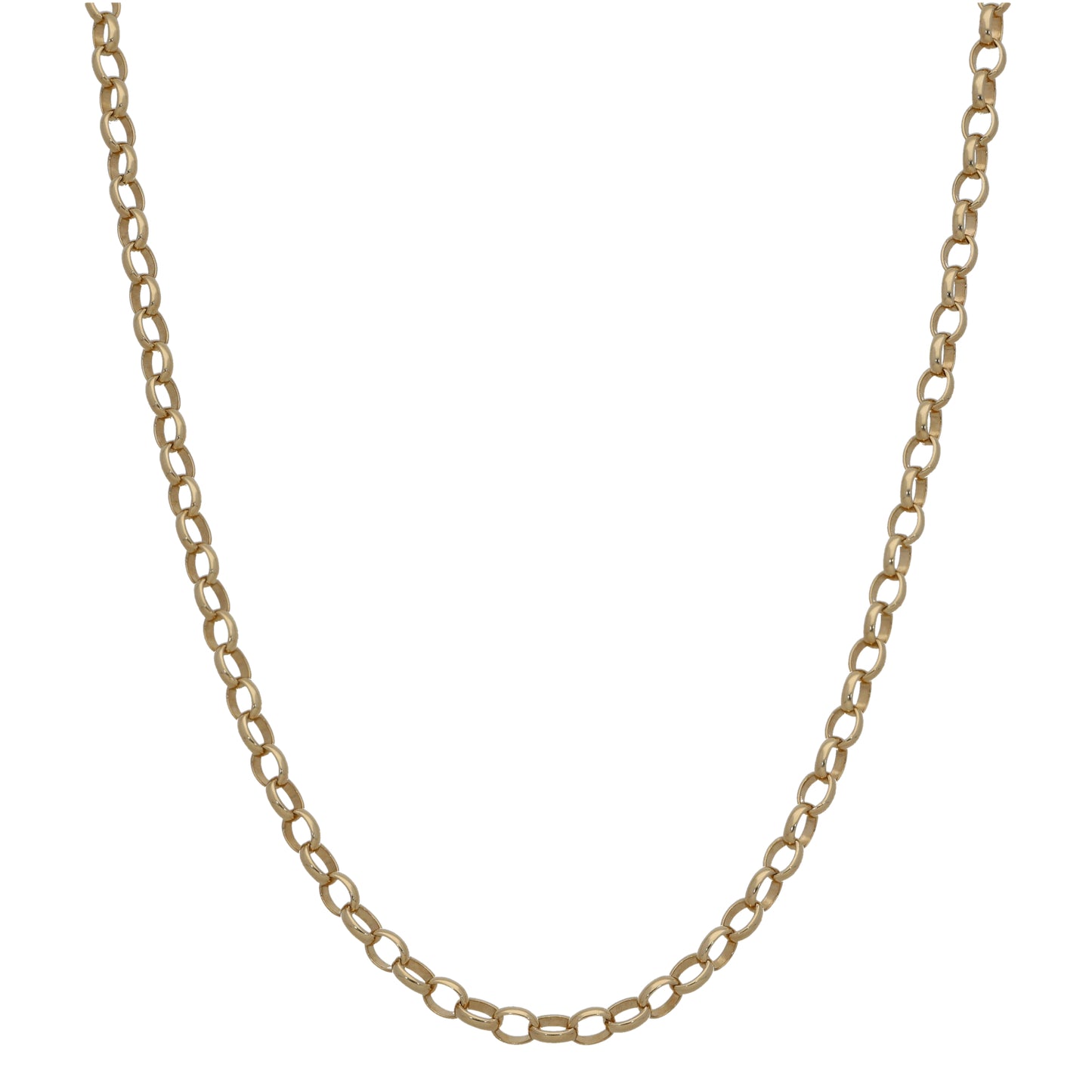 9ct Gold Belcher Chain 18"