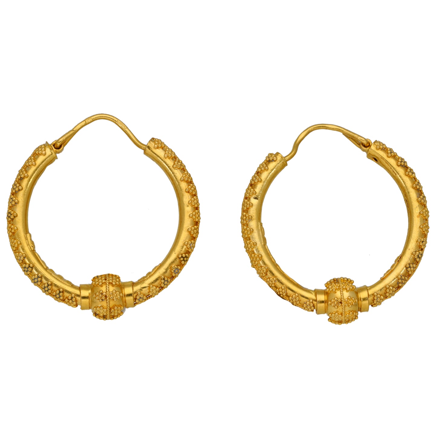 22ct Gold Hoop Earrings