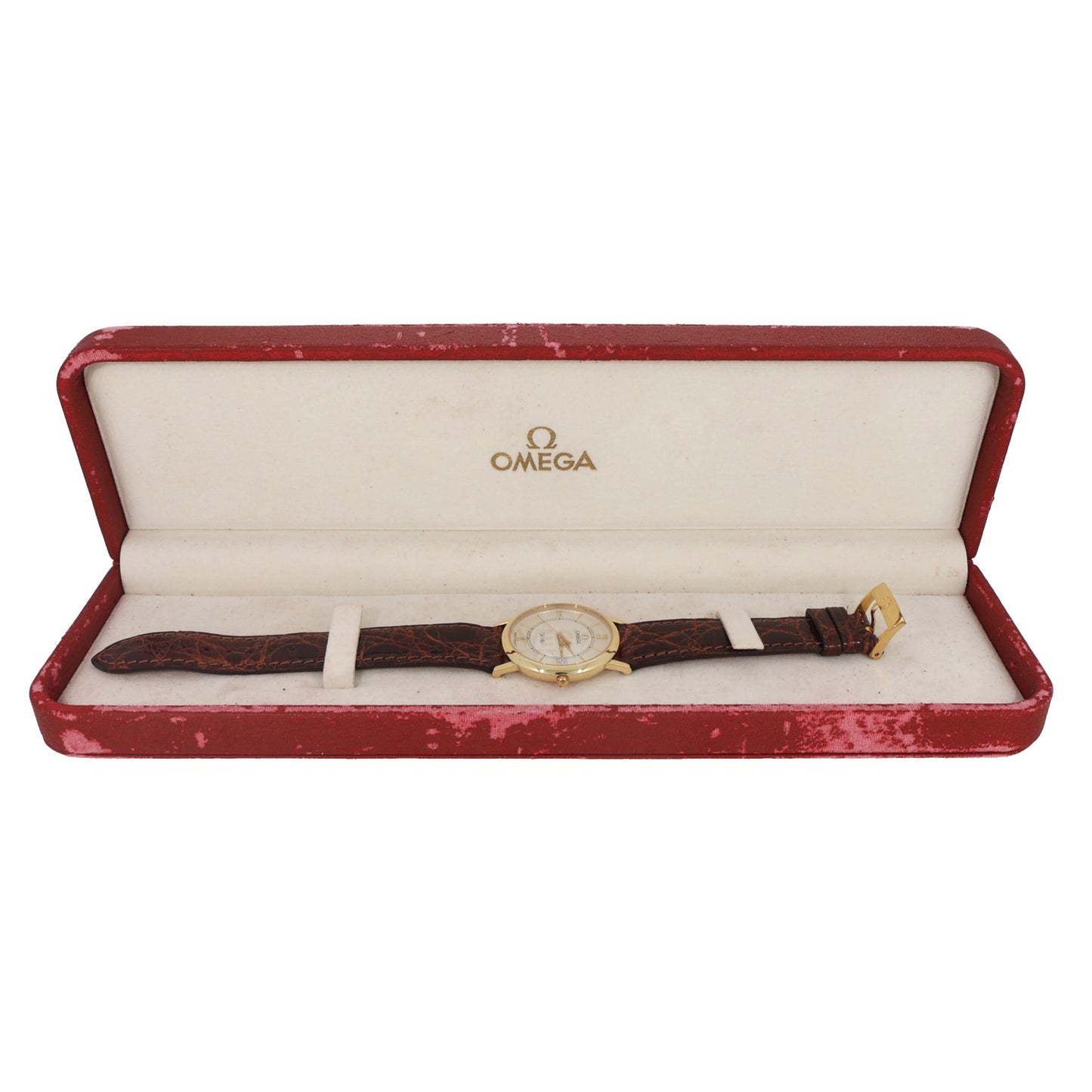 Omega De Ville Prestige 7320.34.12 33mm Gold Watch