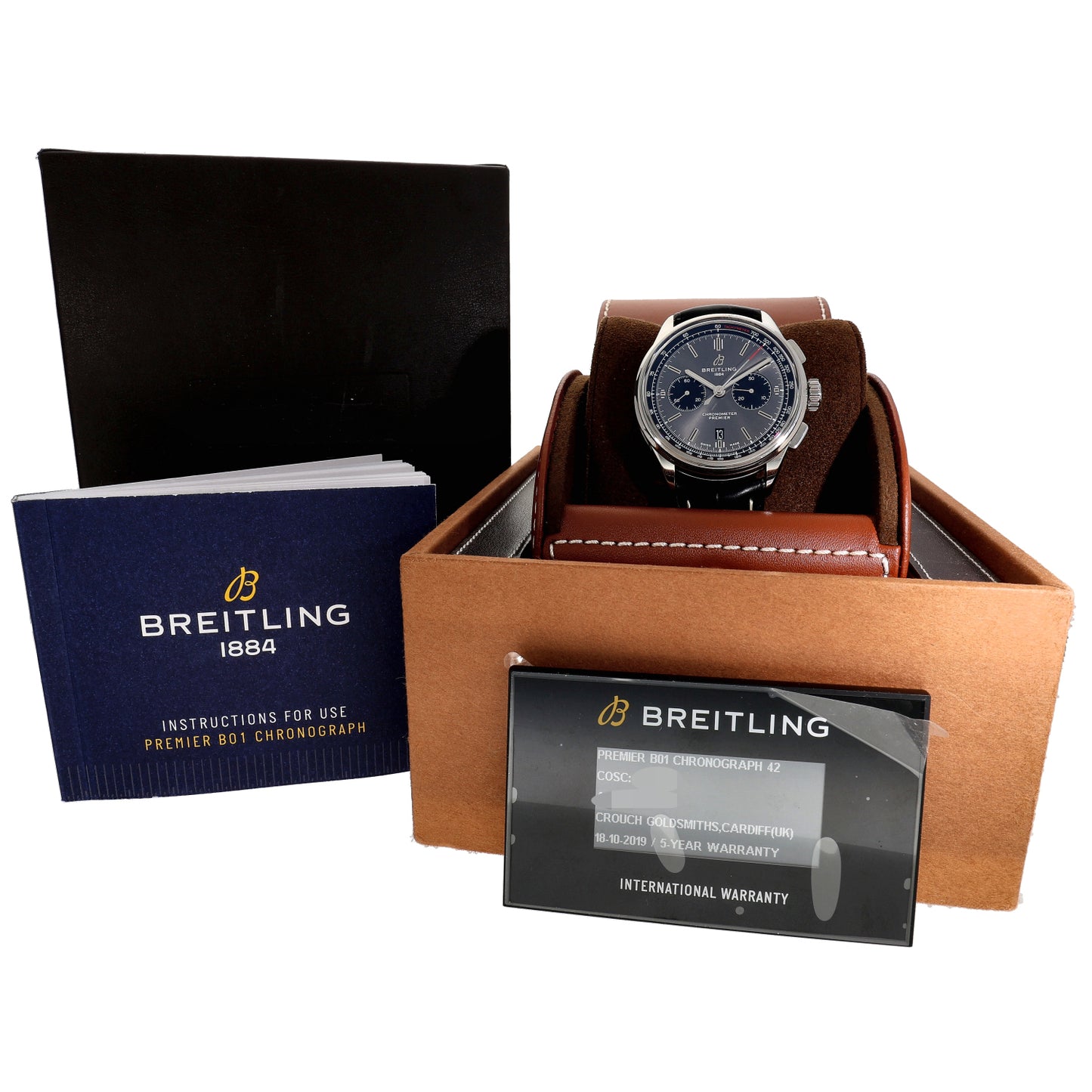 Breitling Premier B01 AB0118 42mm Stainless Steel Watch