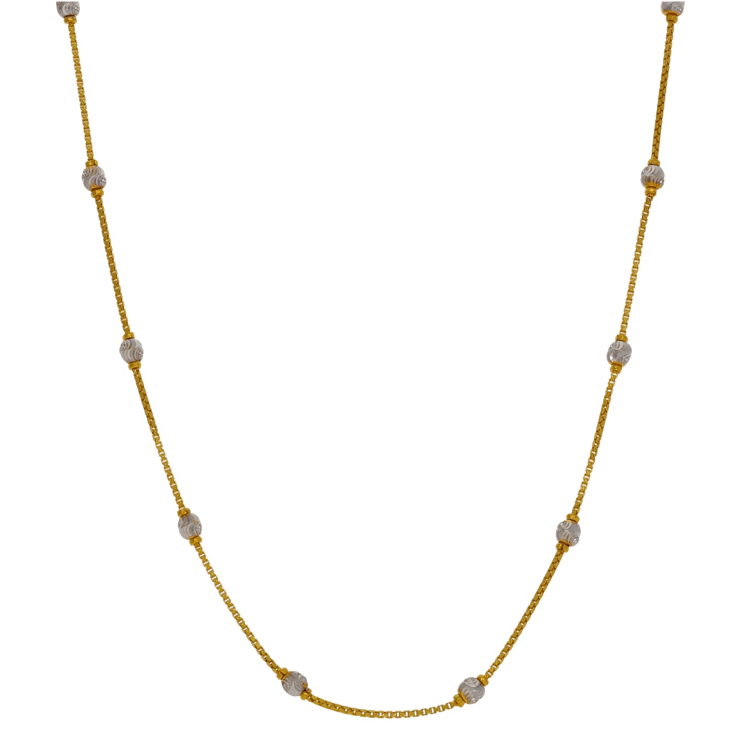 22ct Gold Fancy Necklace 18"