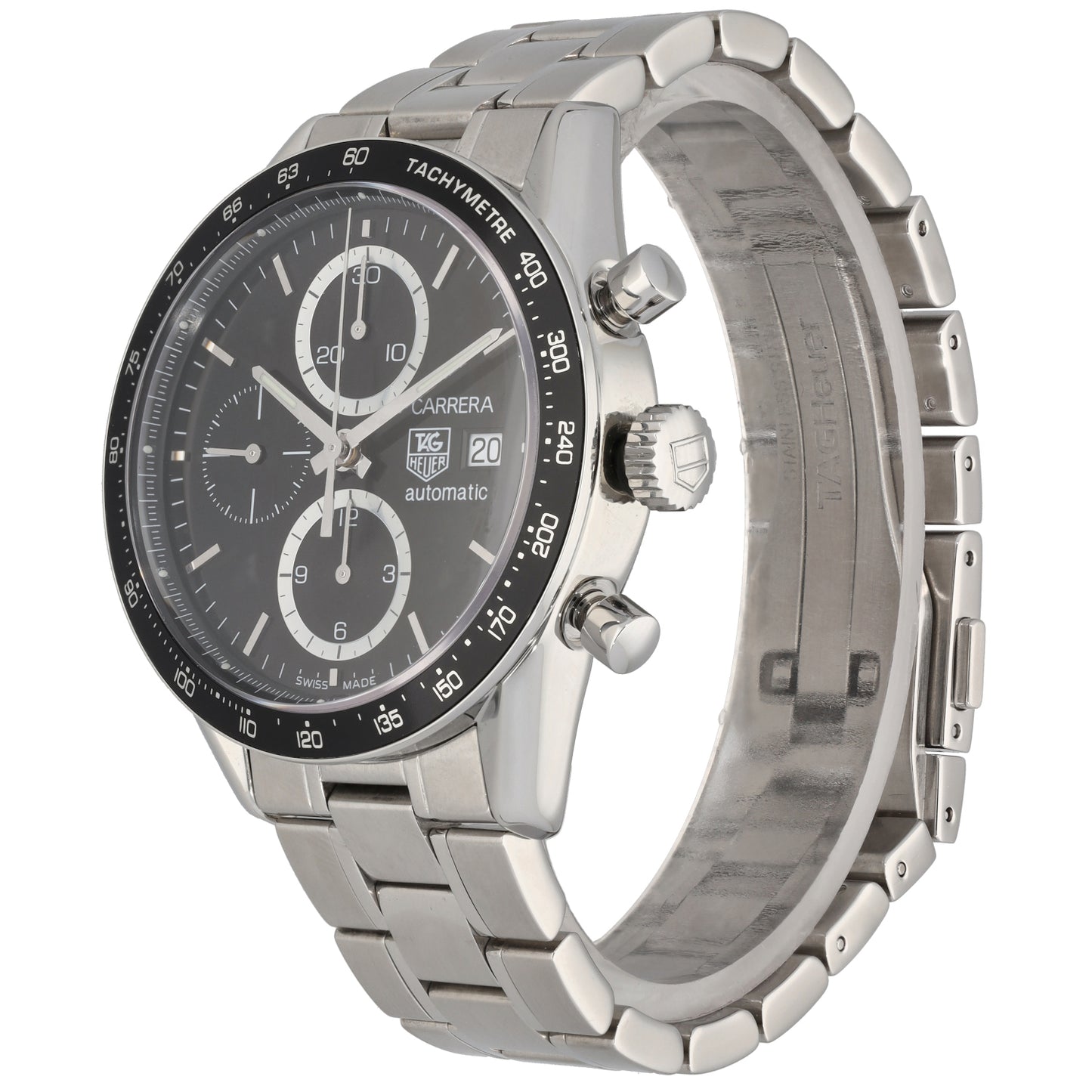Tag Heuer Carrera CV2010-3 41mm Stainless Steel Watch