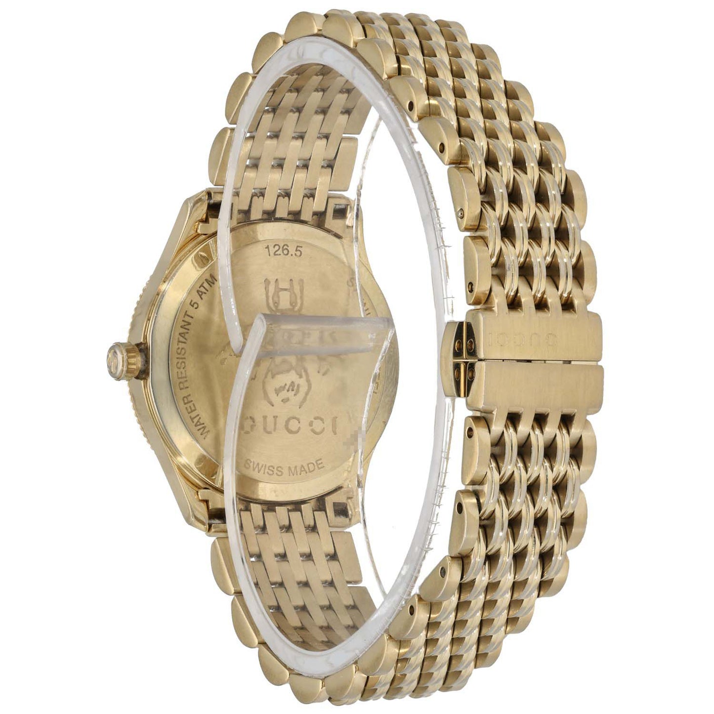 Gucci 126.5 G-Timeless 29mm Gold Plated Stainless Steel Watch