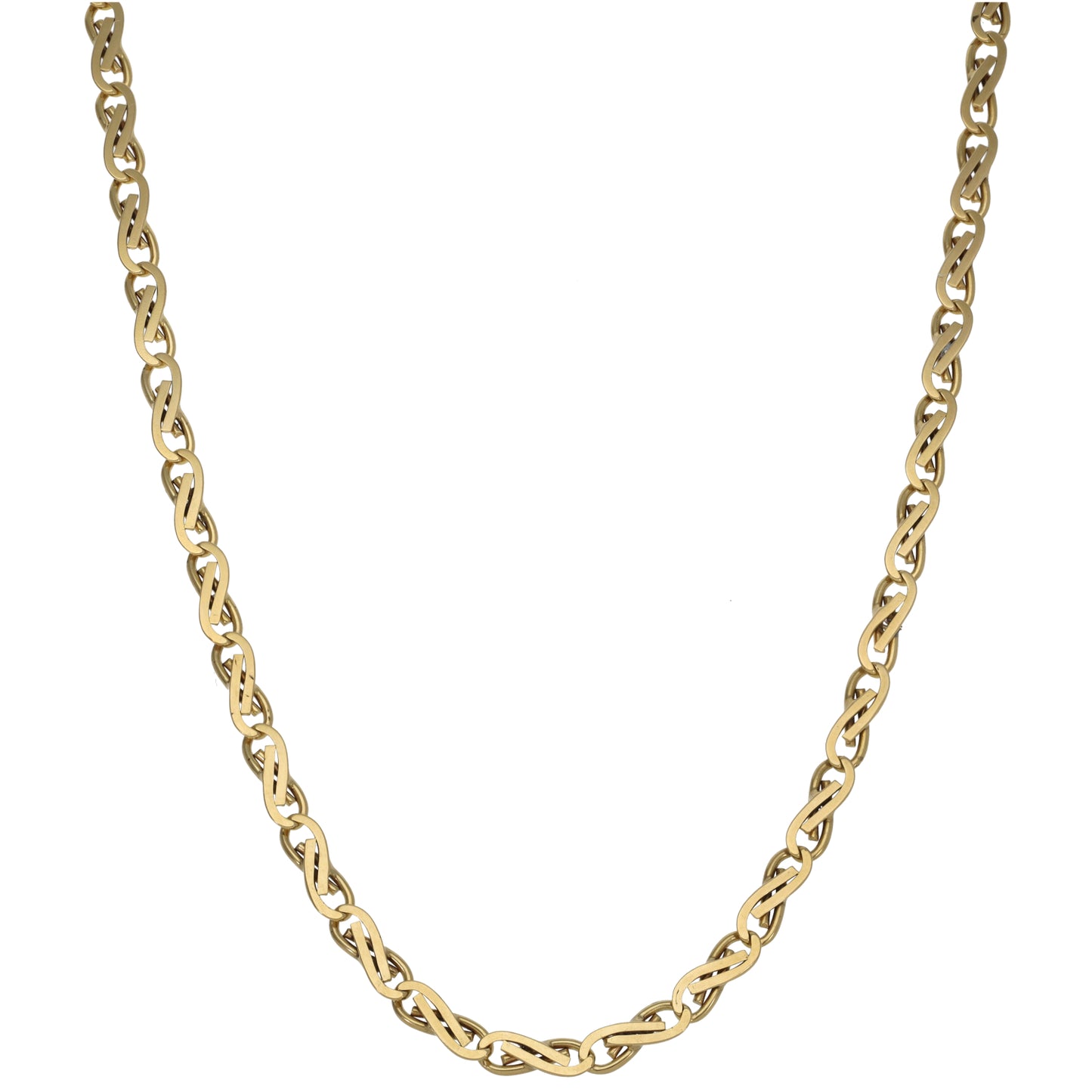 9ct Gold Fancy Necklace 18"