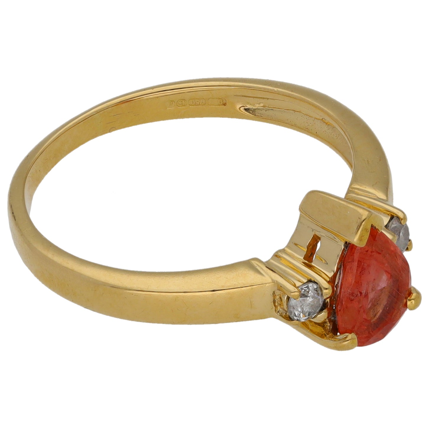 18ct Gold 0.08ct Diamond & Sapphire Dress/Cocktail Ring