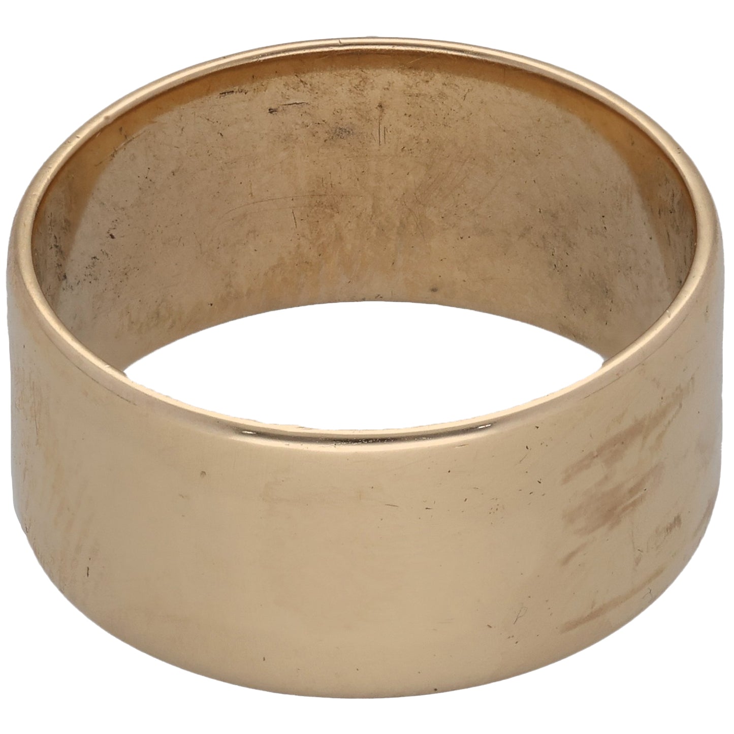 9ct Gold Plain Wedding Ring Size S