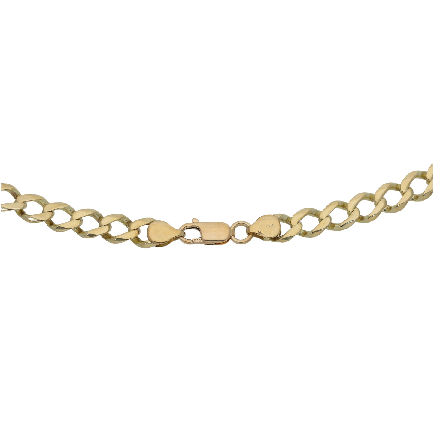 9ct Gold Curb Chain 26"