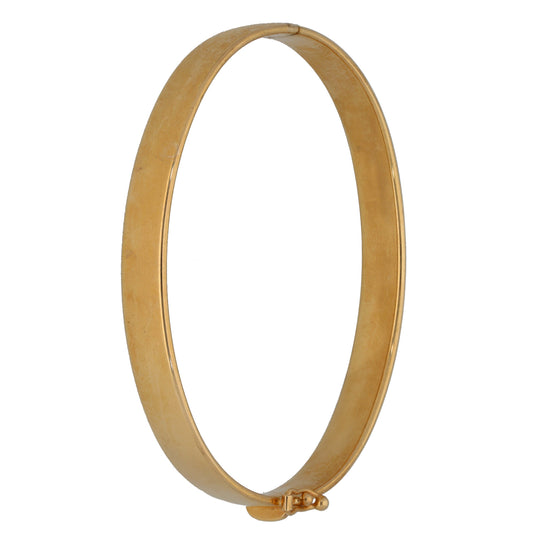 9ct Gold Hinged/Clasp Bangle