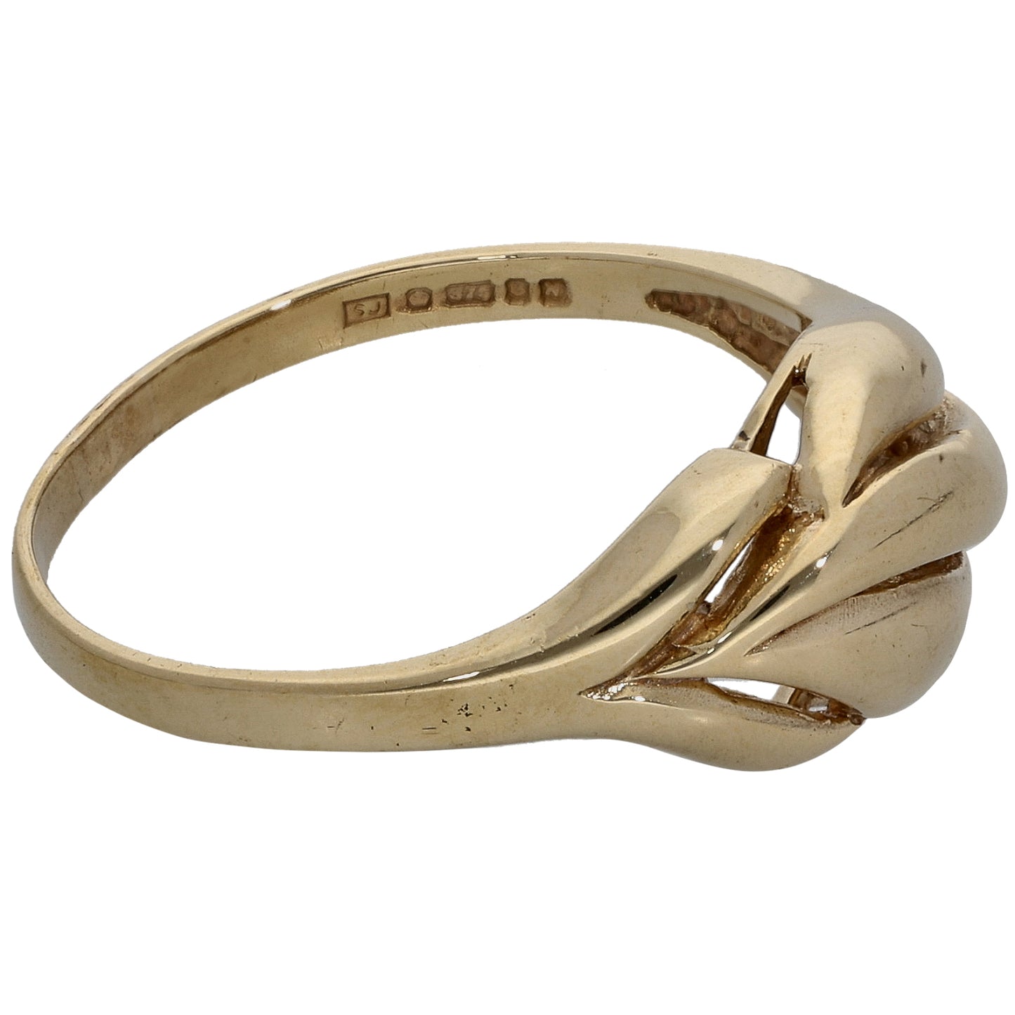 9ct Gold Alternative Ring Size O