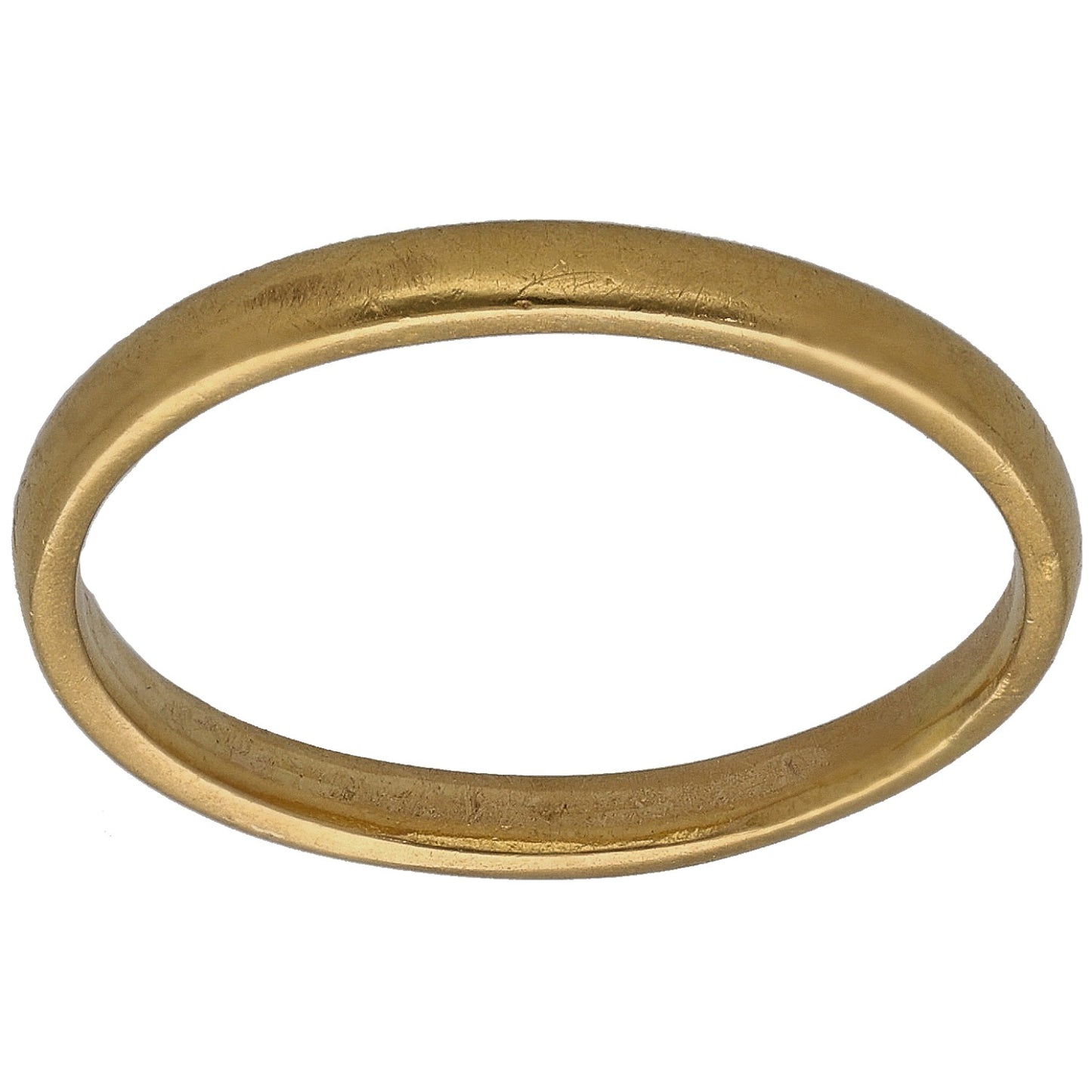 22ct Gold Plain Wedding Ring Size O