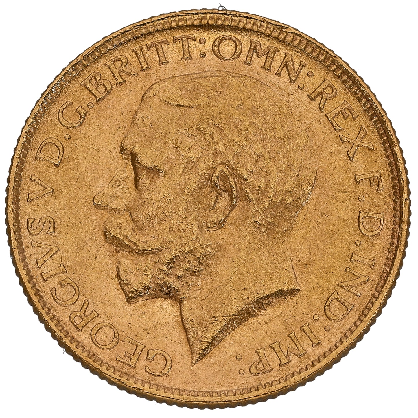 22ct Gold King George V Full Sovereign Coin 1916