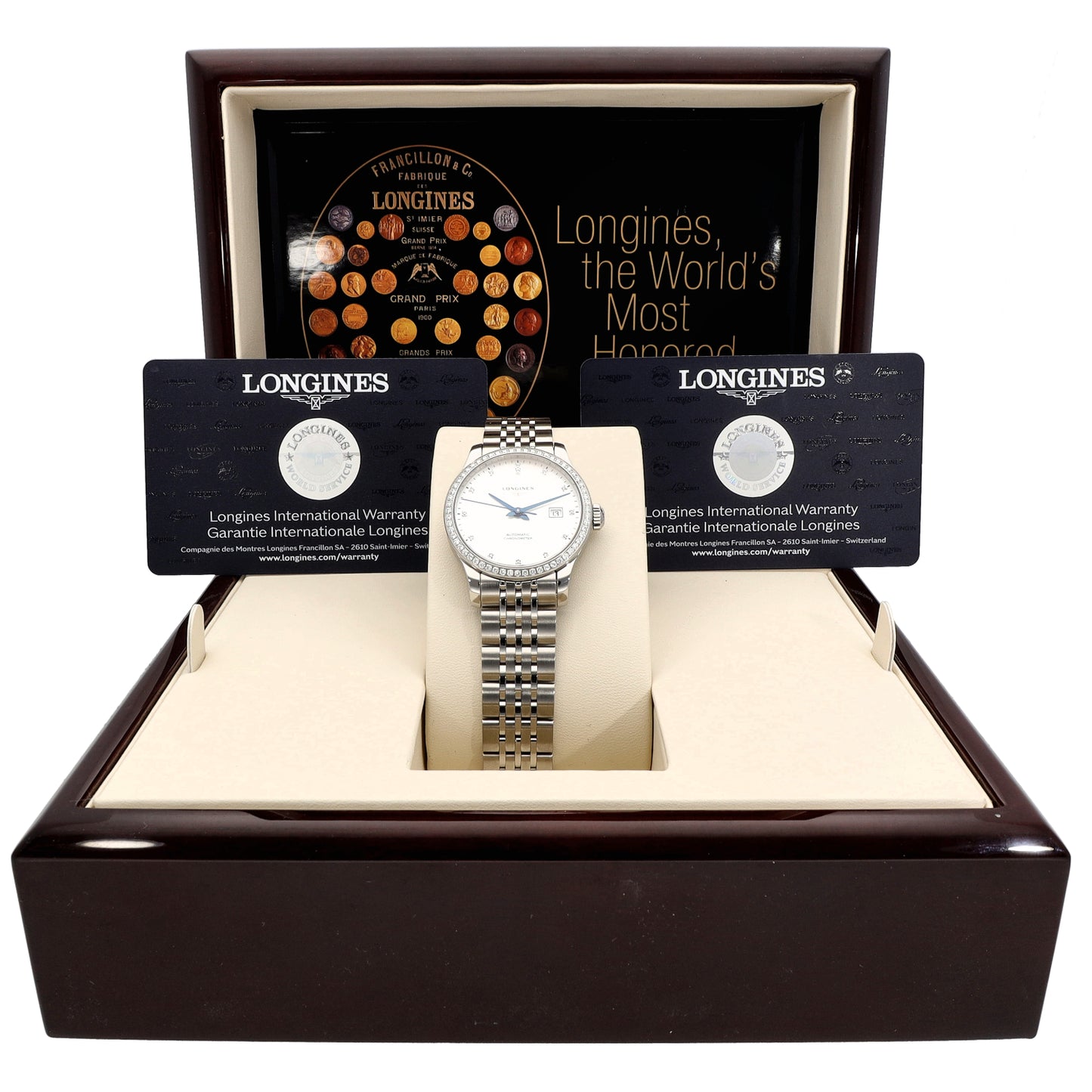 Longines Record L2.321.0 30mm Stainless Steel Watch