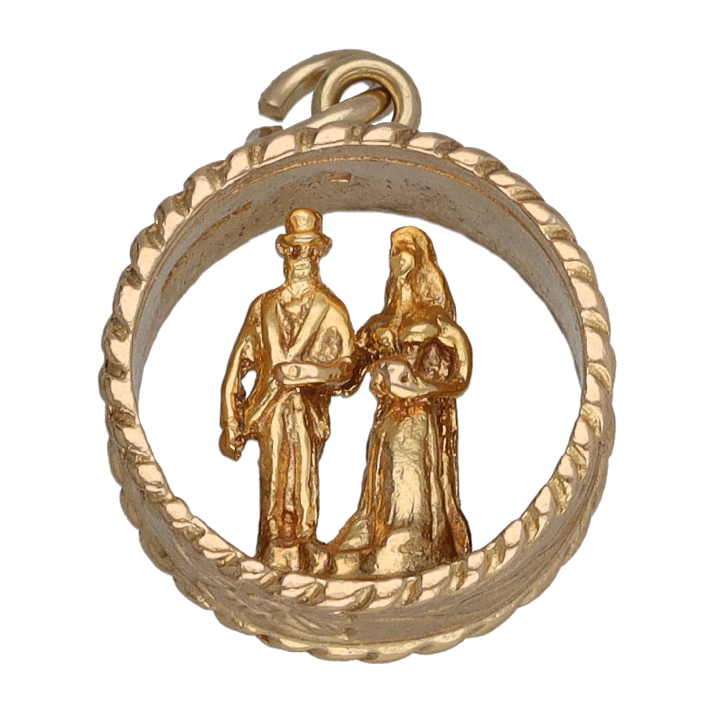 9ct Gold Wedding Pendant