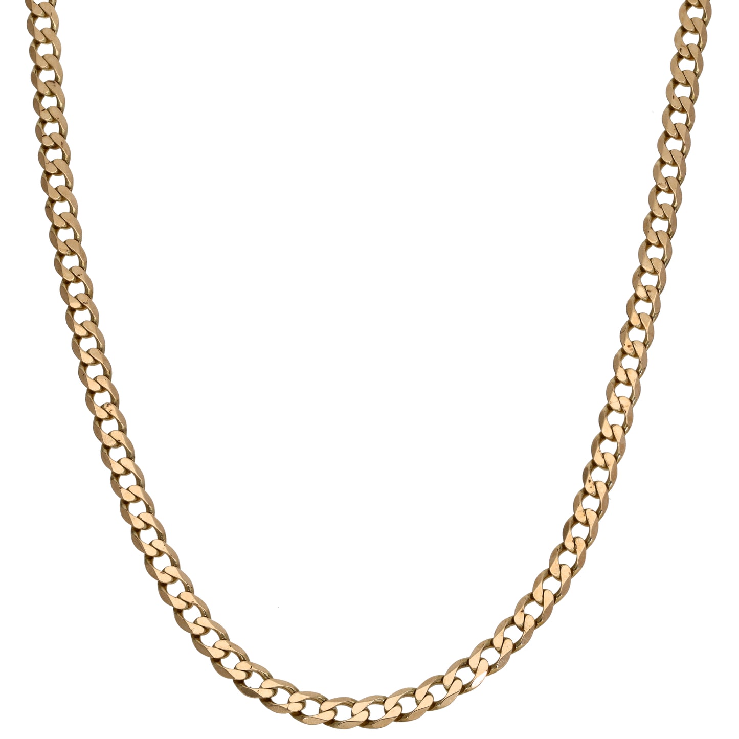 9ct Gold Curb Chain 20"