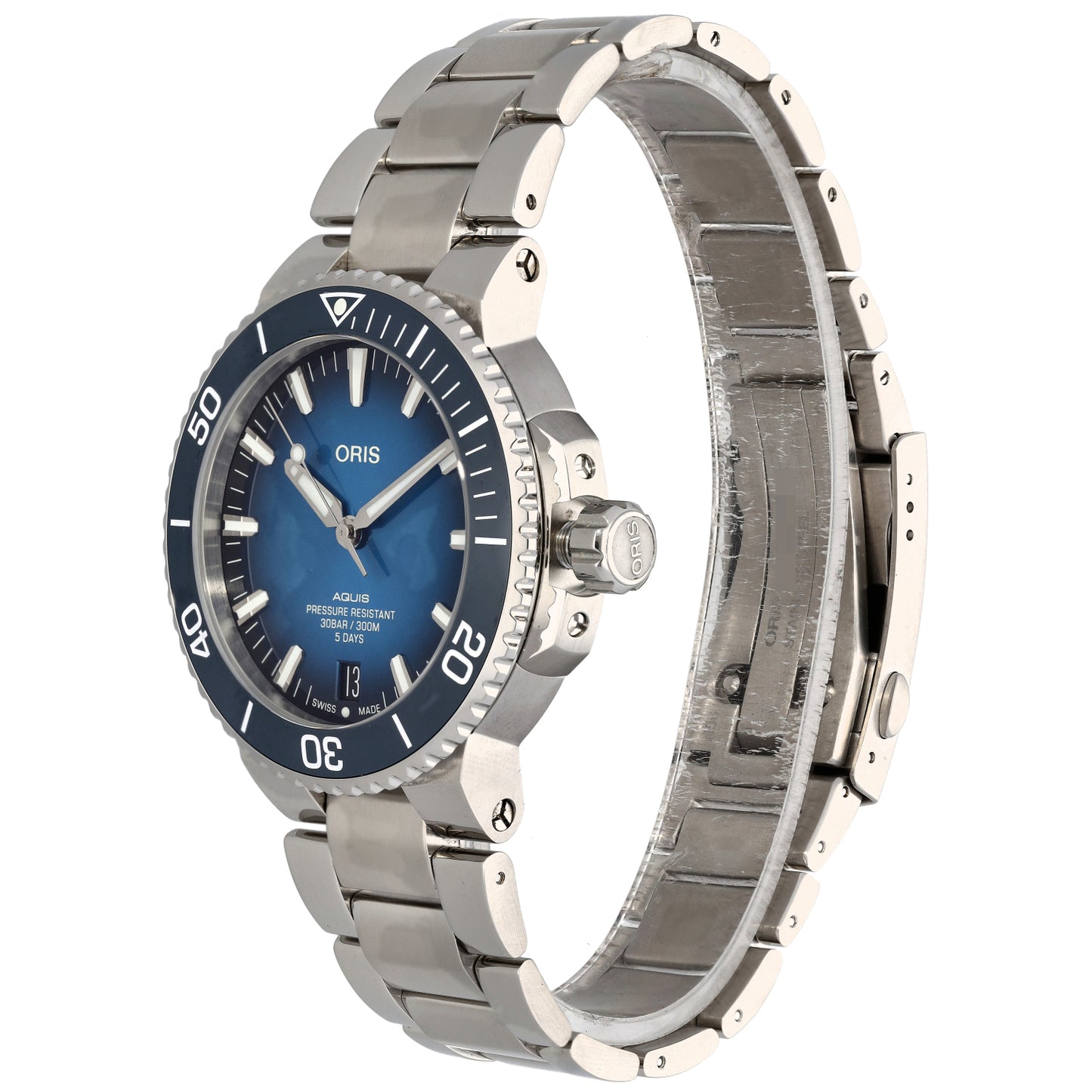 Oris Aquis 7763 43.5mm Stainless Steel Watch