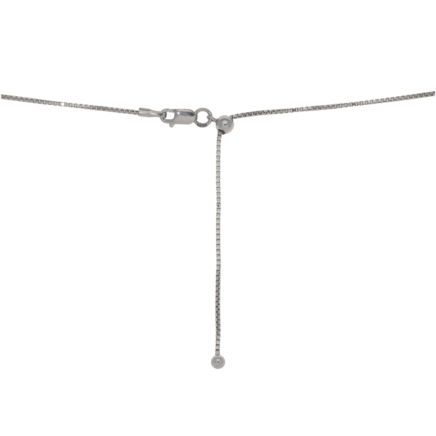 Sterling Silver 1.17ct Diamond Fancy Necklace 18"
