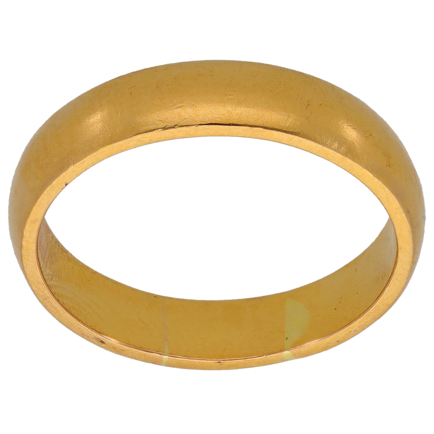 22ct Gold Plain Wedding Ring Size R