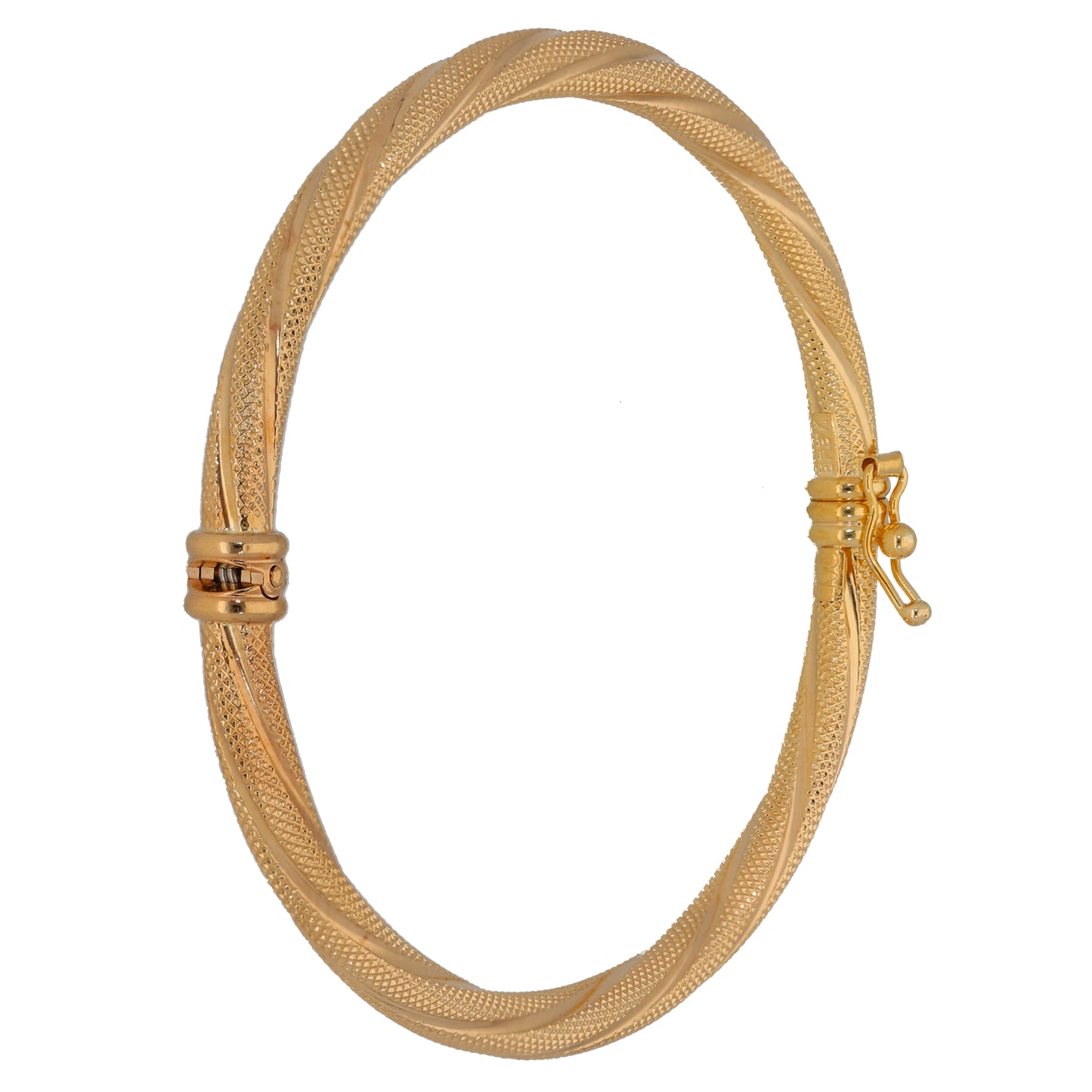 9ct Gold Hinged/Clasp Bangle