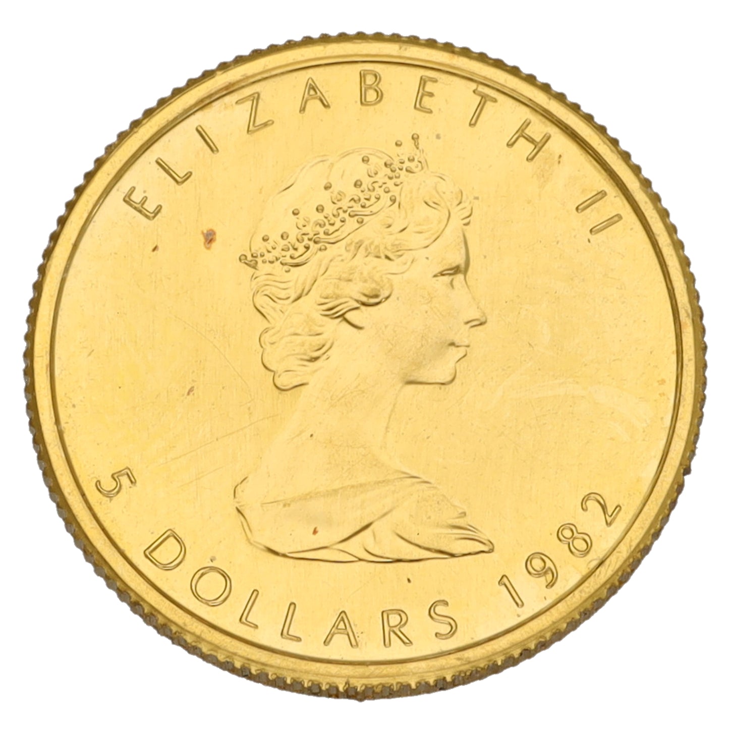 24ct Gold Canada Maple 1/10 OZ Coin 1982