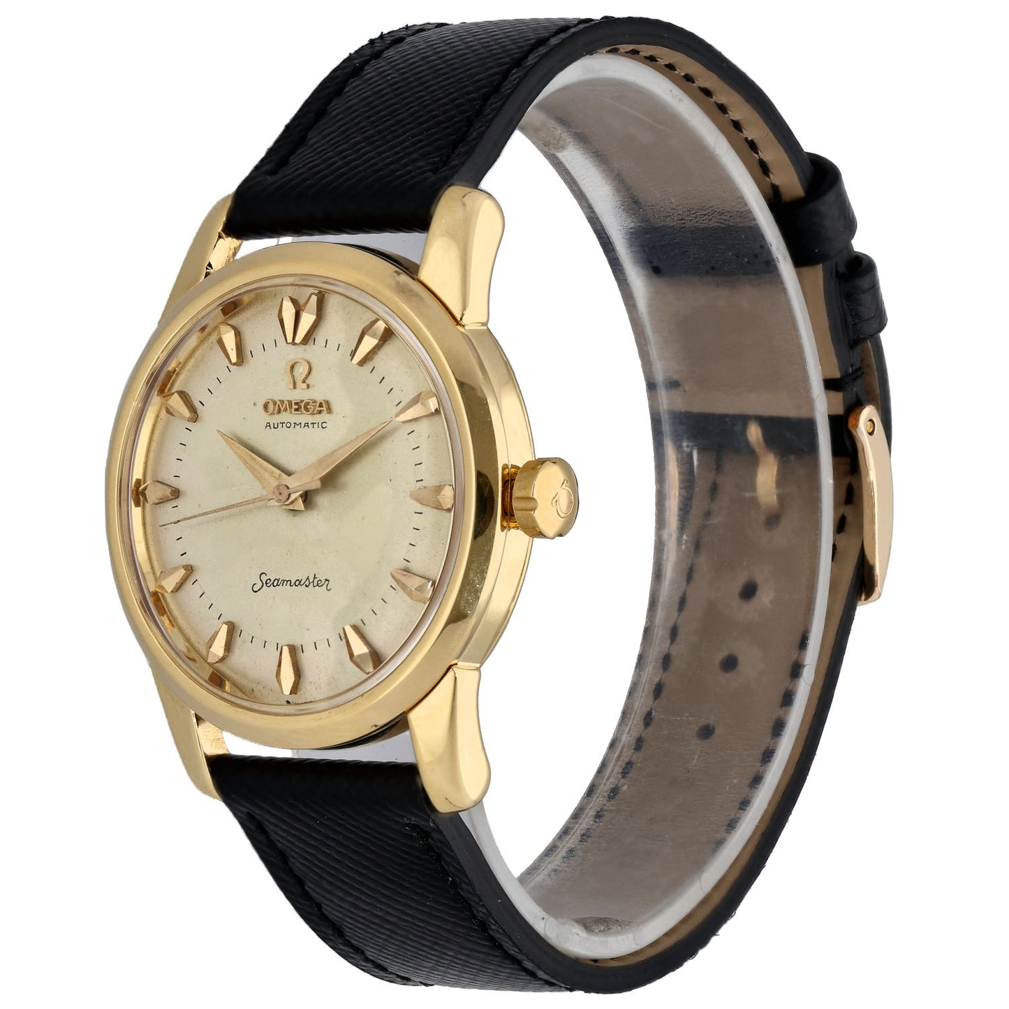 Omega Seamaster 2848 34mm Gold Watch