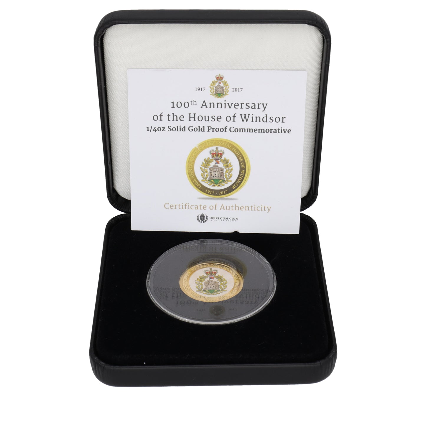 9ct Gold 100th Anniversary Of The Royal House Of Windsor Medal