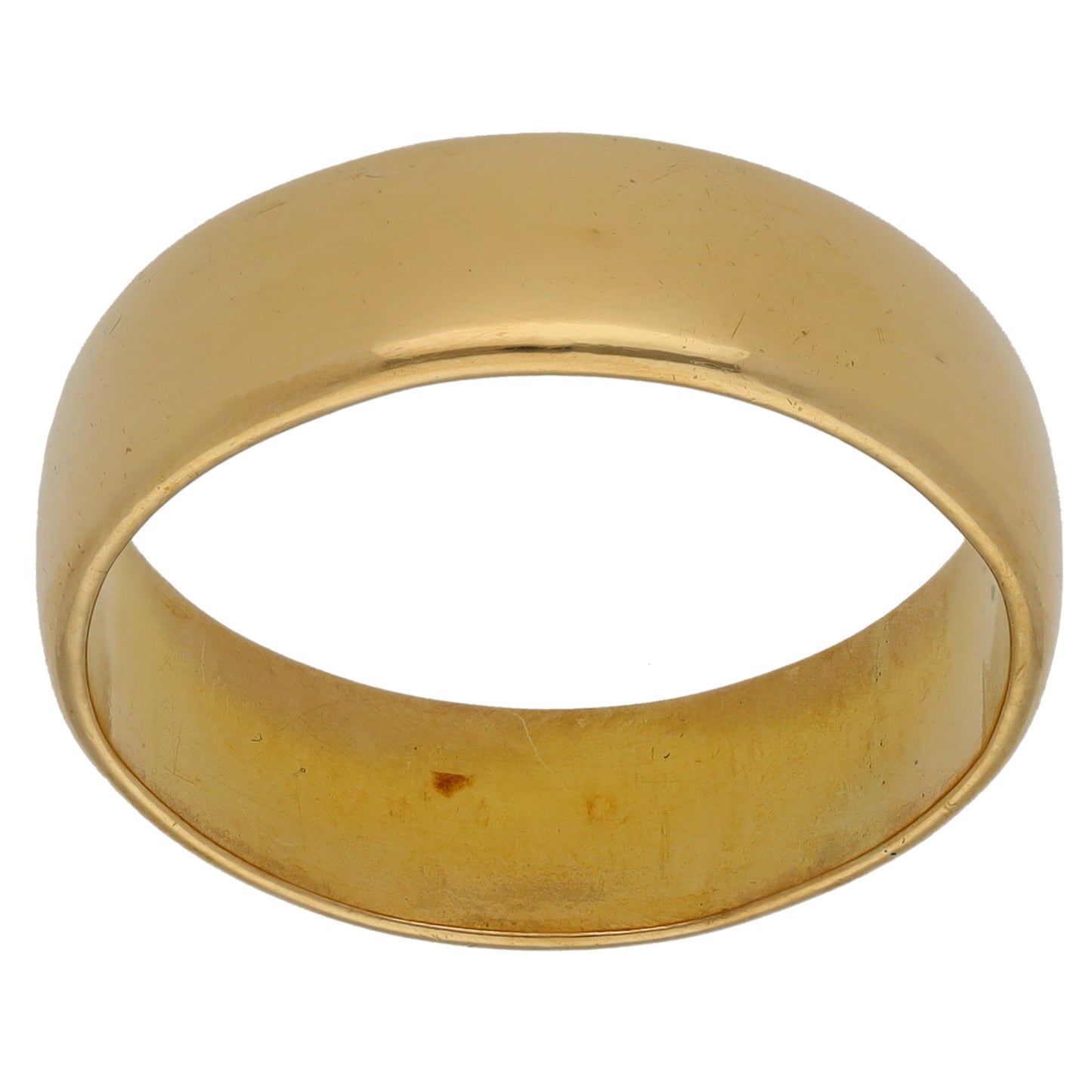 18ct Gold Plain Wedding Ring Size T